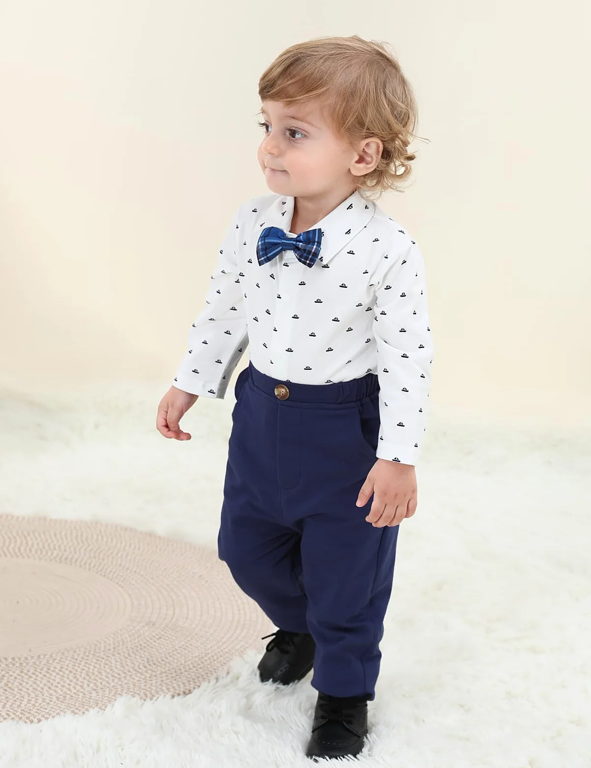 mintgreen Baby Suit Boy, 3Częściowy Strój Formalny Pozew o Chrzest Dżentelmen Tuxedo Koszula i Kamizelki + Spodnie