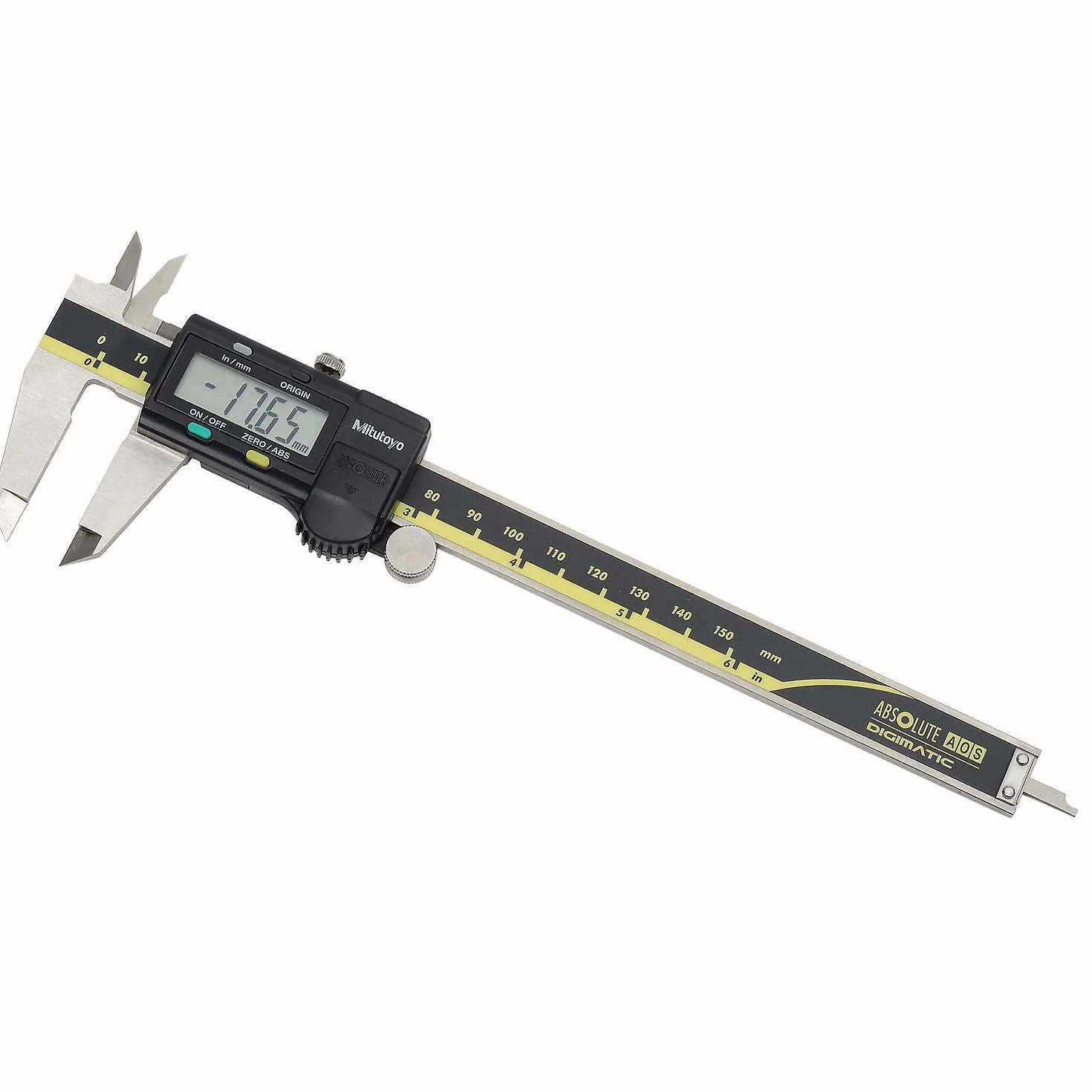 Mitutoyo MIT500-171-30 absolutny zacisk cyfrowy, zakres 0 mm-150 mm/0-6 cali