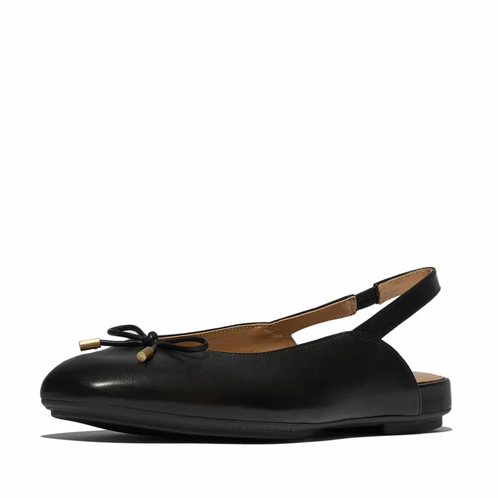 Fitflop Kobiety Delicato Bow Leather SlingbacksBalerinki