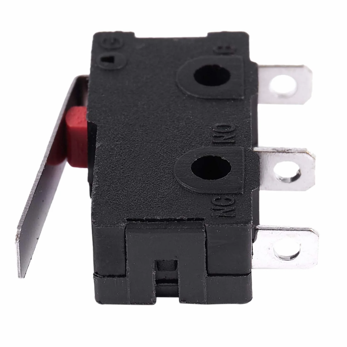 20 sztuk AC 125 V 250 V 5 A SPDT 3-pinowy wyłącznik krańcowy z tworzywa sztucznego czarny + srebrny