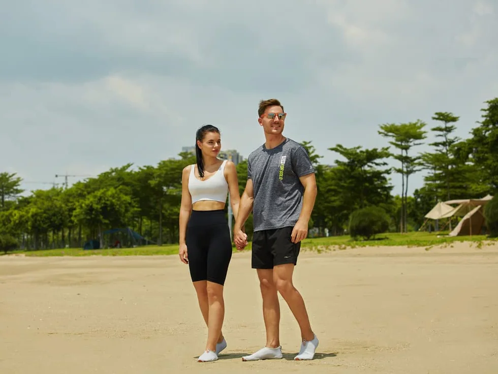 Vsufim Quick-Dry Buty do sportów wodnych, szybkoschnące, skarpetki wodne do pływania, plaży i basenu, do surfingu i jogi, dla kobiet i mężczyzn