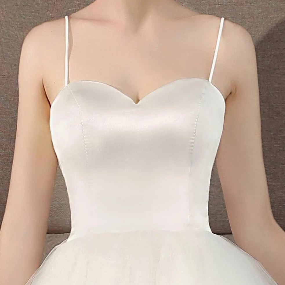 Moda ślubna Suknia ślubna w stylu europejskim Suknia damska prosta, slingowa, rękodzieło Elegancka sukienka damska Zabawna sukienka męska, biała-12, biała-12,White-12