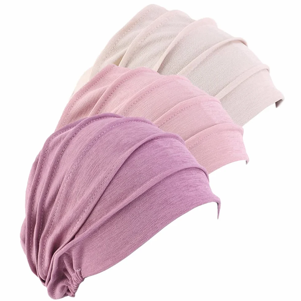Czapka turbanowa bawełniana dla kobiet beanie nakrycie głowy