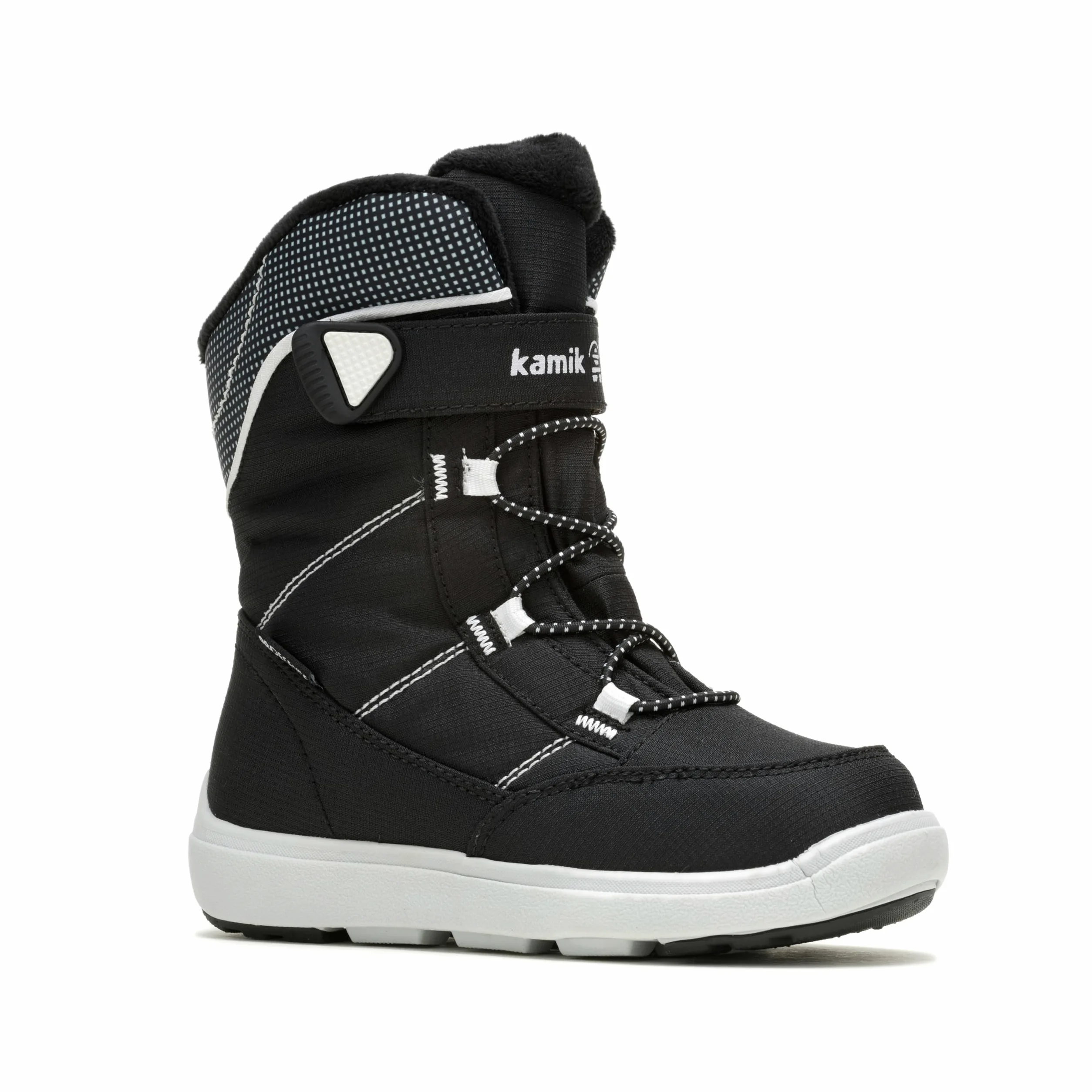 Kamik Stance13 chłopięce, uniseks, dziecięce, czarno-białe (BKW), 24 EU, Black White Bkw, 24 EU