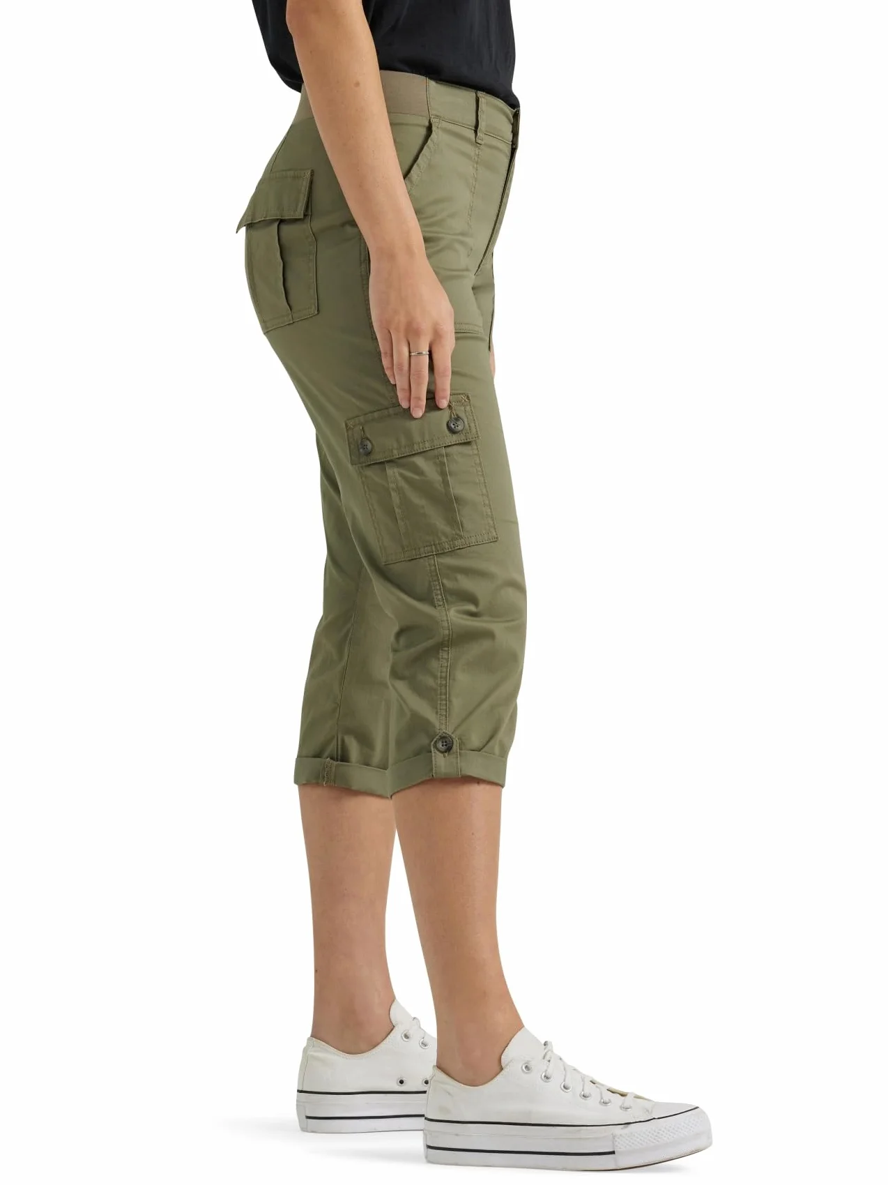 Lee Ultra Lux Comfort Z Elastycznymi Spodniami Cargo Capri - Spodnie Kobiety