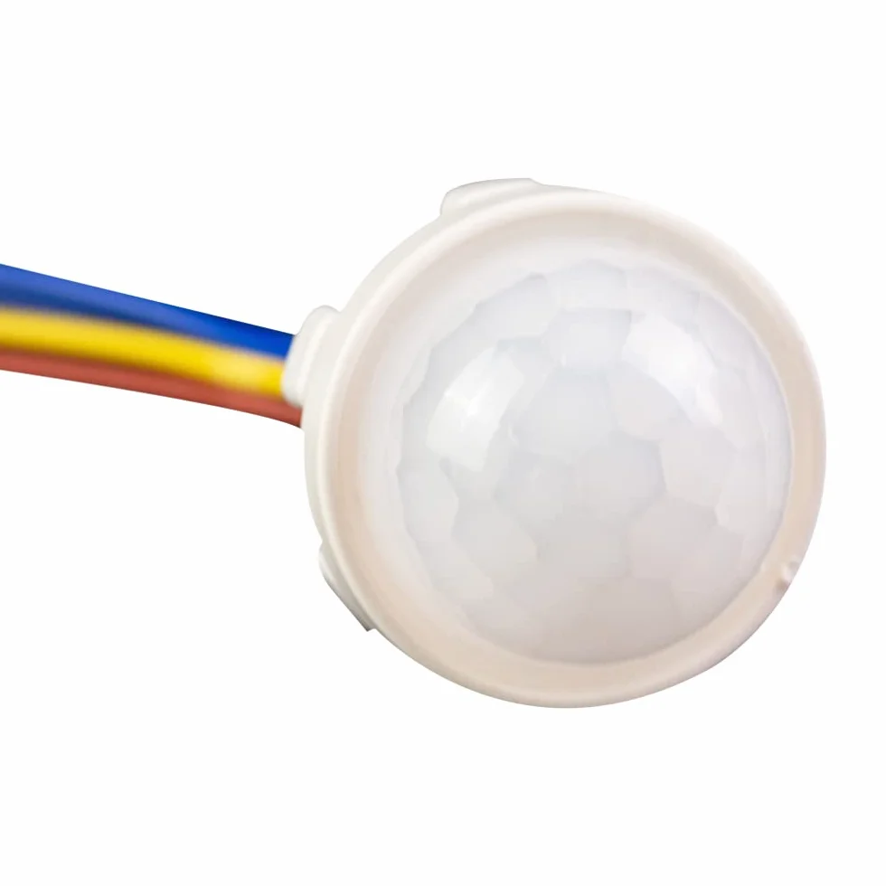 Heemol 110V 220V LED Czujnik Ruchu PIR Podczerwień Automatyczny Czujnik Światła Przełącznik Lampy