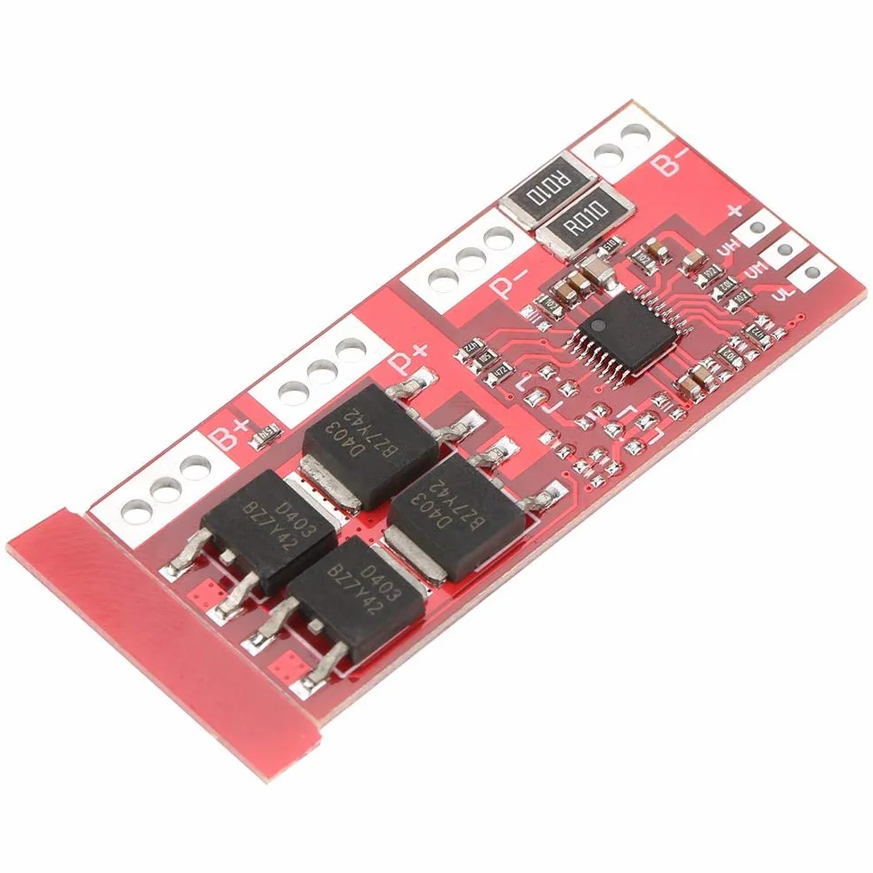 Batterieschutzmodul, Hochstrom-Lithium-Ionen-Ladegerät der Serie 4, Schutzplatine für 14,4 V, 14,8 V, 16,8 V Unterstützt die automatische Aktivierungsfunktion