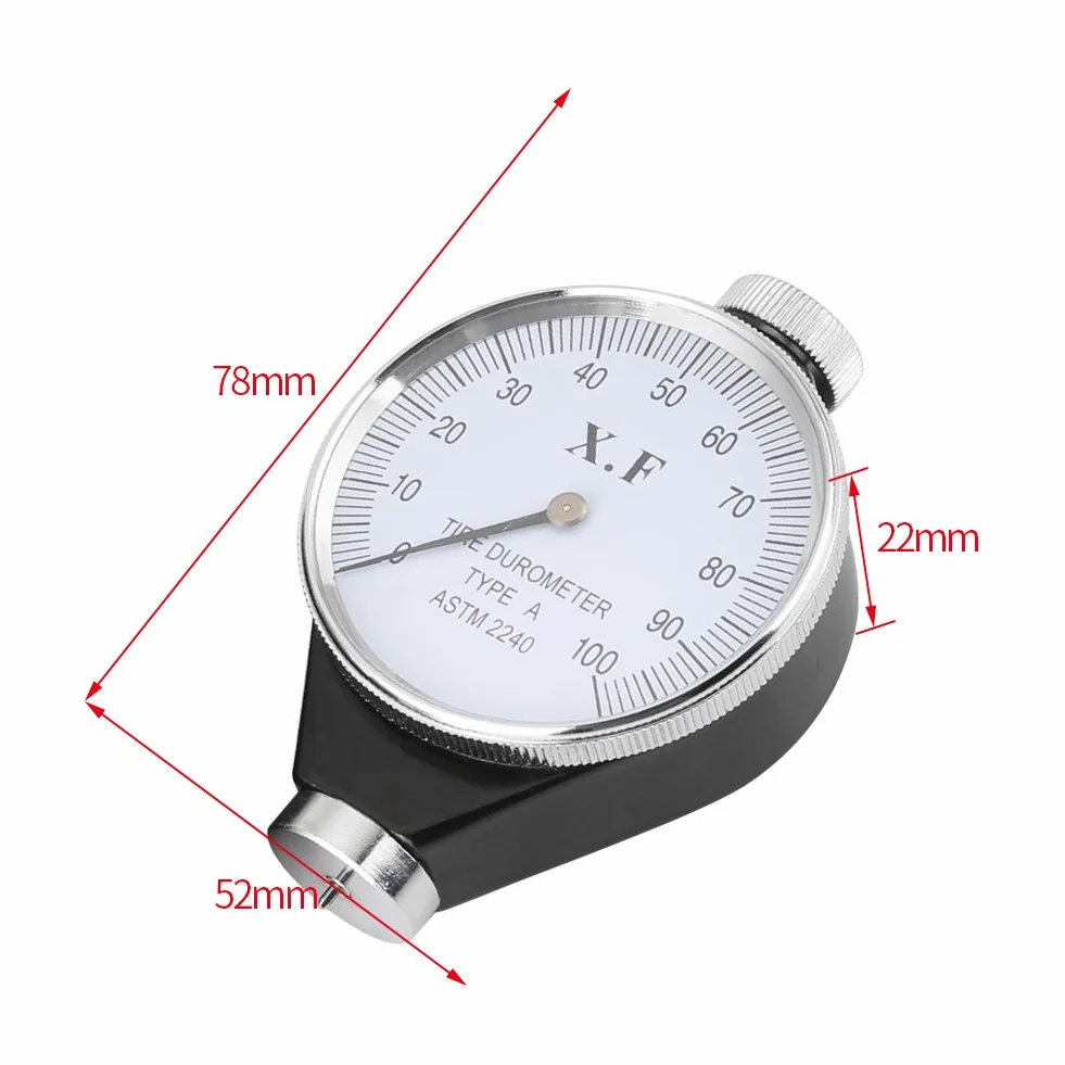 Twardościomierz do twardości opon gumowych Akozon w skali 0-100 (Model D)