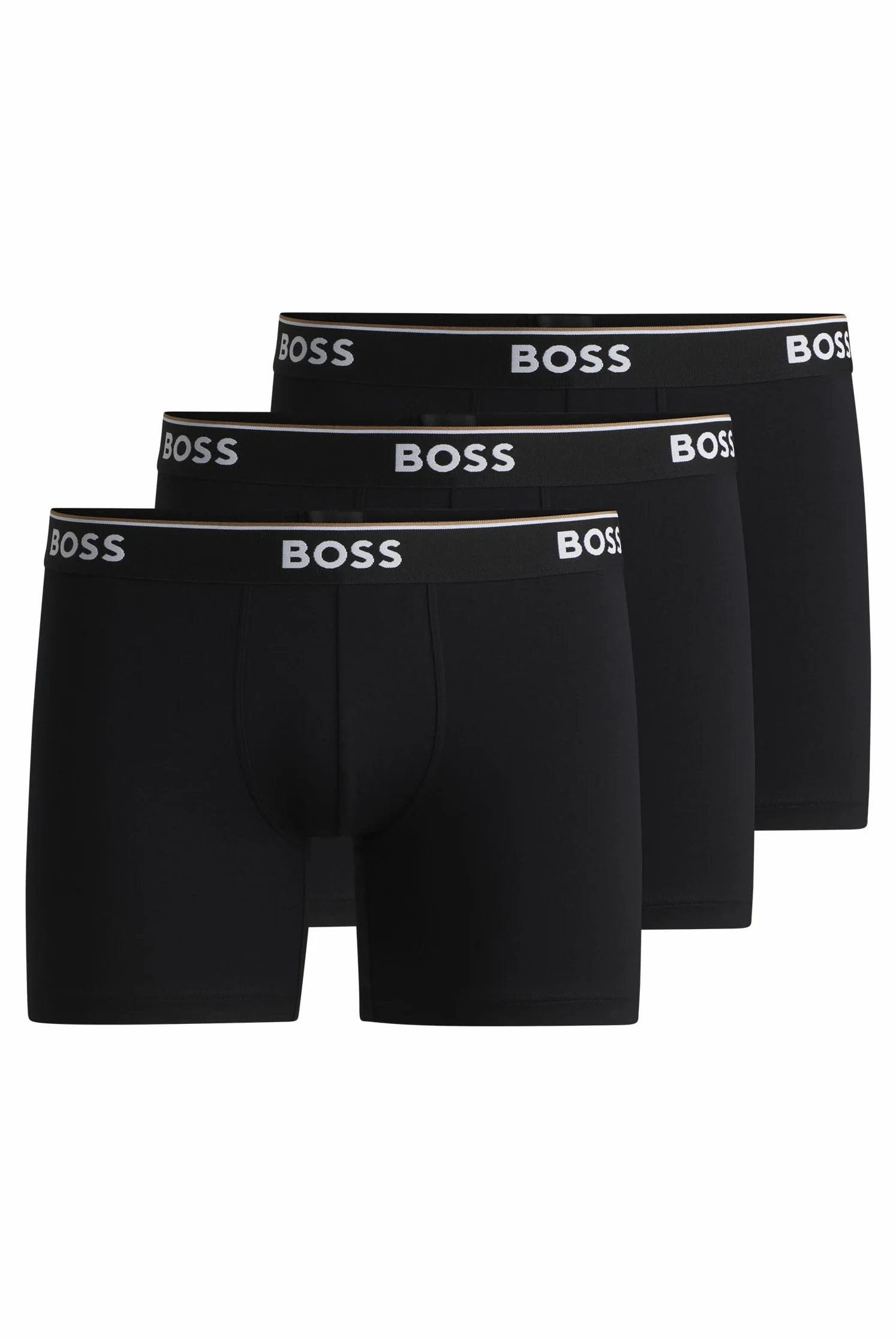 Hugo Boss Mężczyźni Power Bokserki, Czarny, L