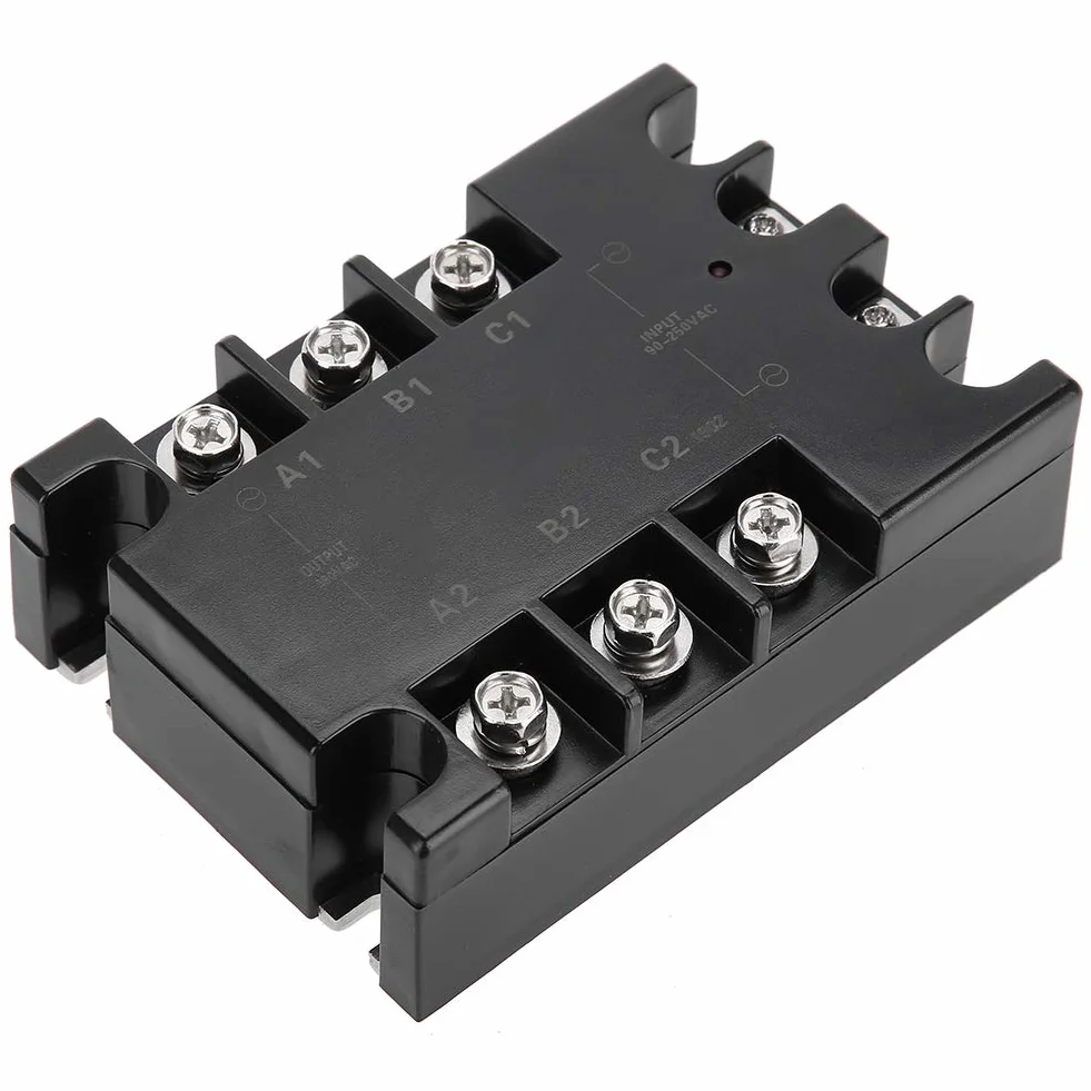 40 A SSR Solid State przekaźnik, wejście 3-fazowe, 24 V-480 V AC, 250 V AC