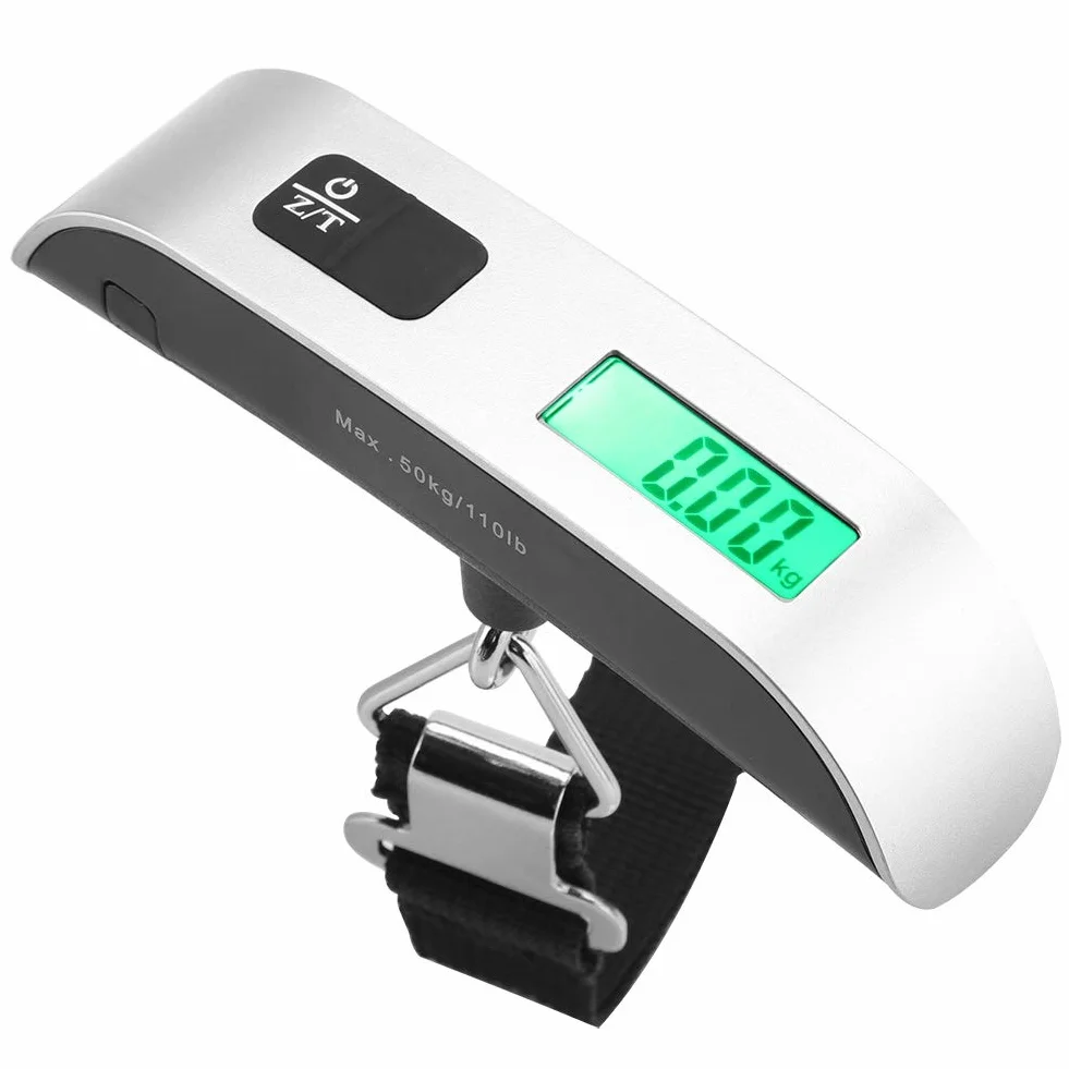 Waga bagażowa cyfrowa 50 kg z ekranem LCD podświetleniem