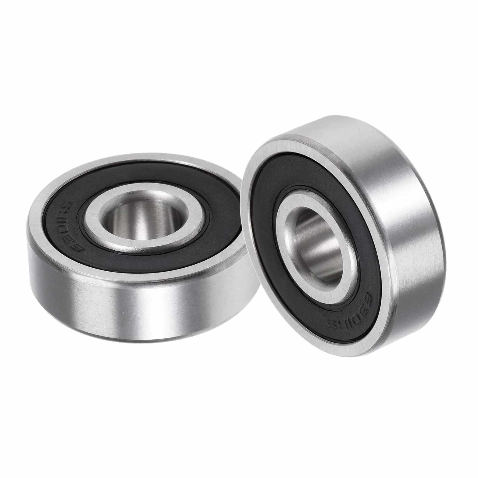 2 sztuki łożysk kulkowych zwykłych – [12 mm x 37 mm x 12 mm] kulki ze stali węglowej do silników, przenośników, kół, skrzyni biegów | podwójne uszczelnienie