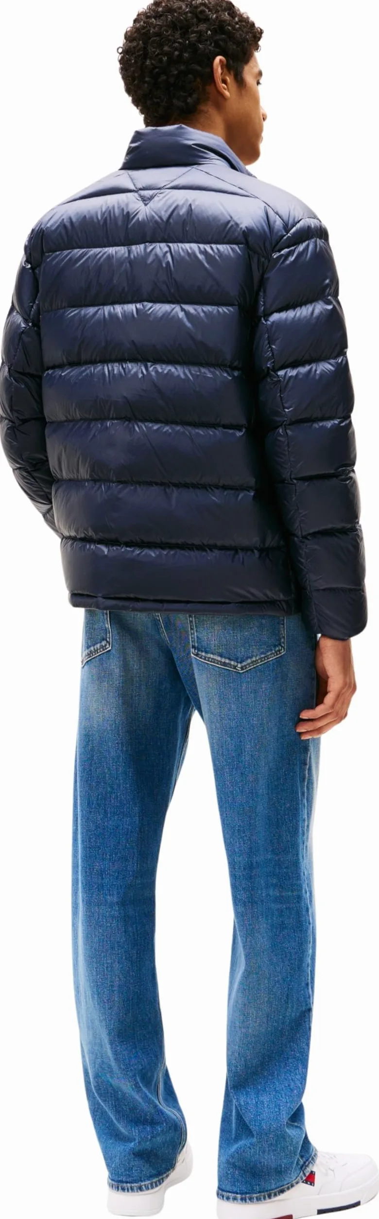 Tommy Jeans Męska kurtka puchowa, Niebieski (Dark Night Navy), M
