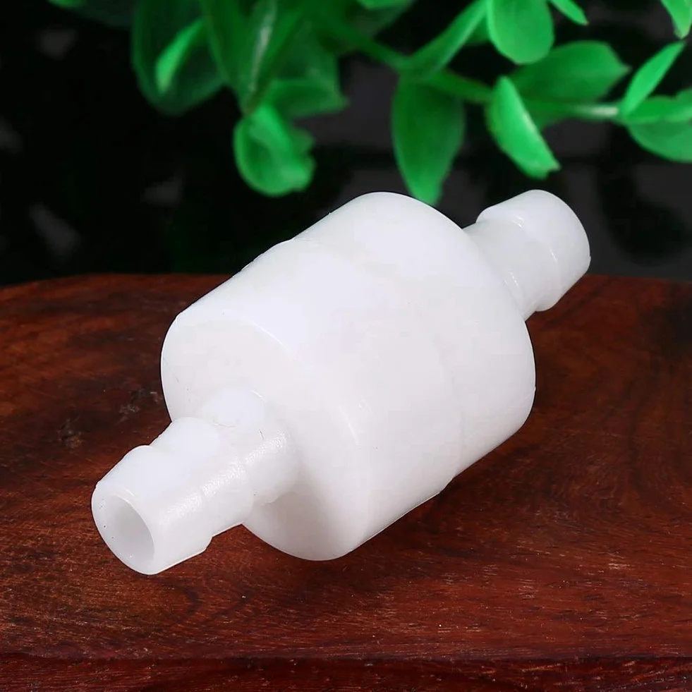 Zawór Zwrotny Wspomagania HamulcóW 8 Mm Zawór Zwrotny Biały Plastik 8 Mm Wbudowany Zawór Zwrotny Opałowy Woda Gaz Powietrze W jedną stronę Bez Powrotu Trwały