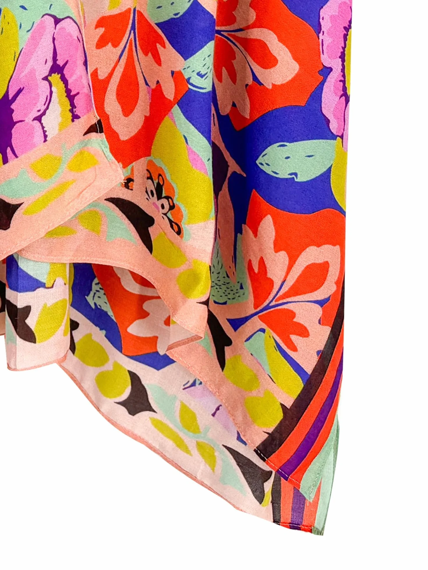 breezy lane Damski kwiatowy kardigan kimono bikini okrycie plażowe na co dzień stroje kąpielowe na wakacje