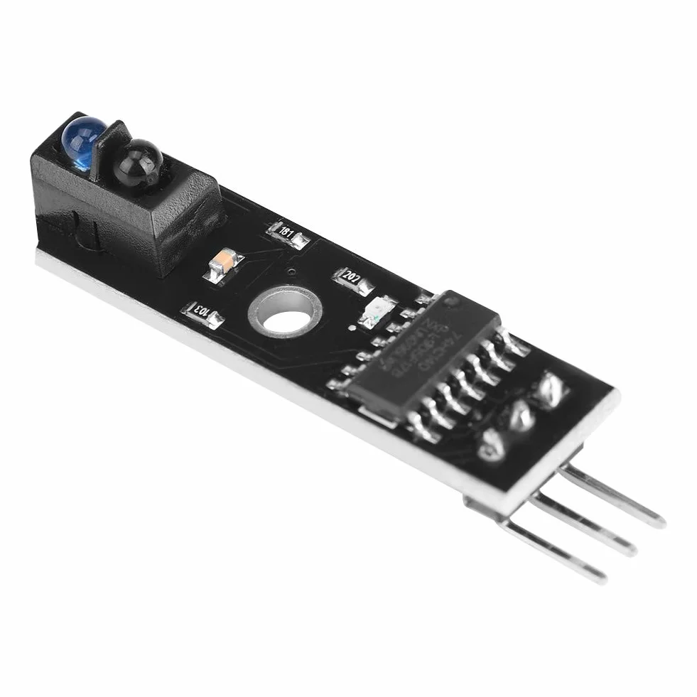 3Pcs 1 Channel Infrared Reflection, Ir Reflectance Sensor Tracking Sensor Module Tcrt5000 Tracking Sensor Module Smart Car Black/White Line Detection
