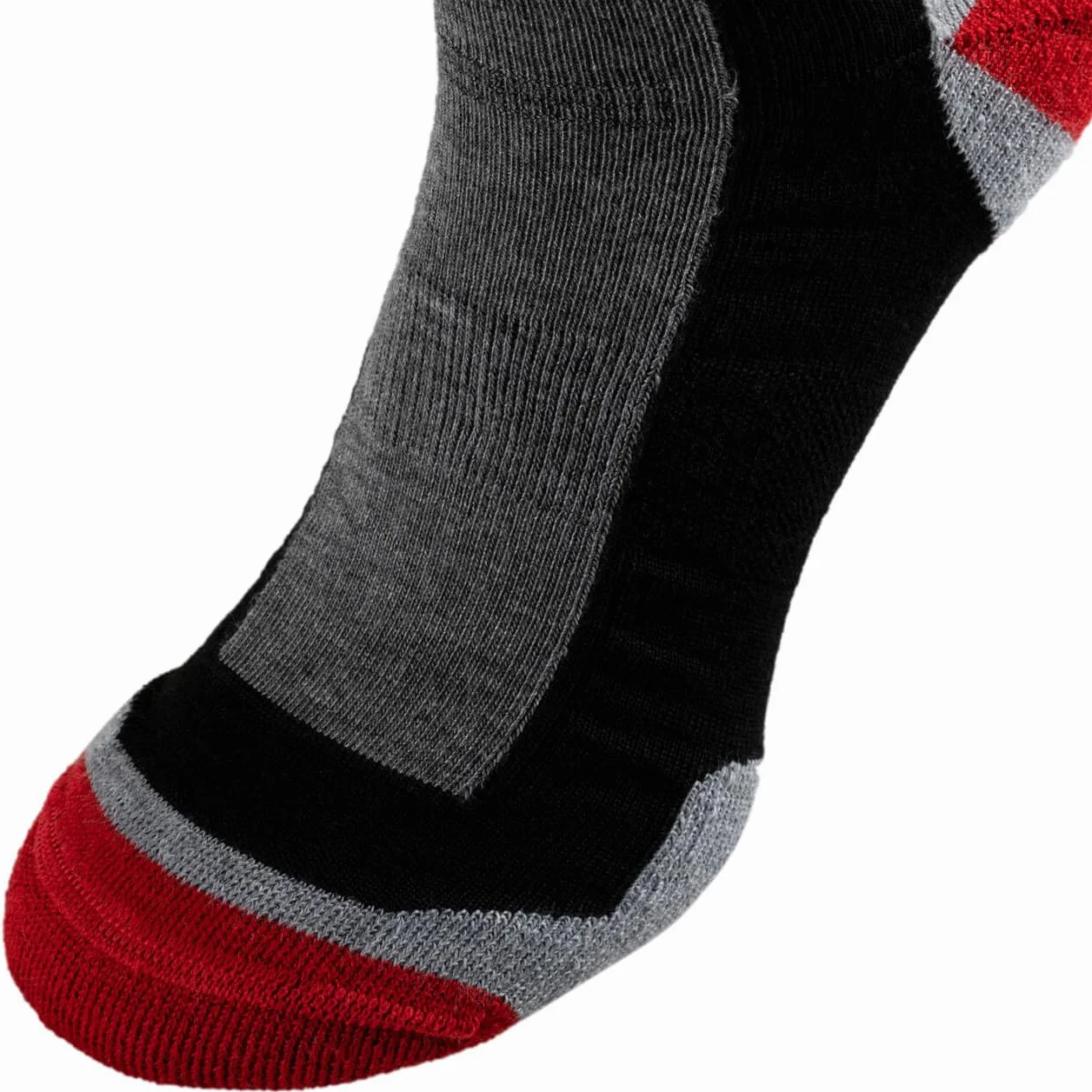 Alpinus Skarpety merino coolmax Sveg Low szaro-czerwone para FI18448