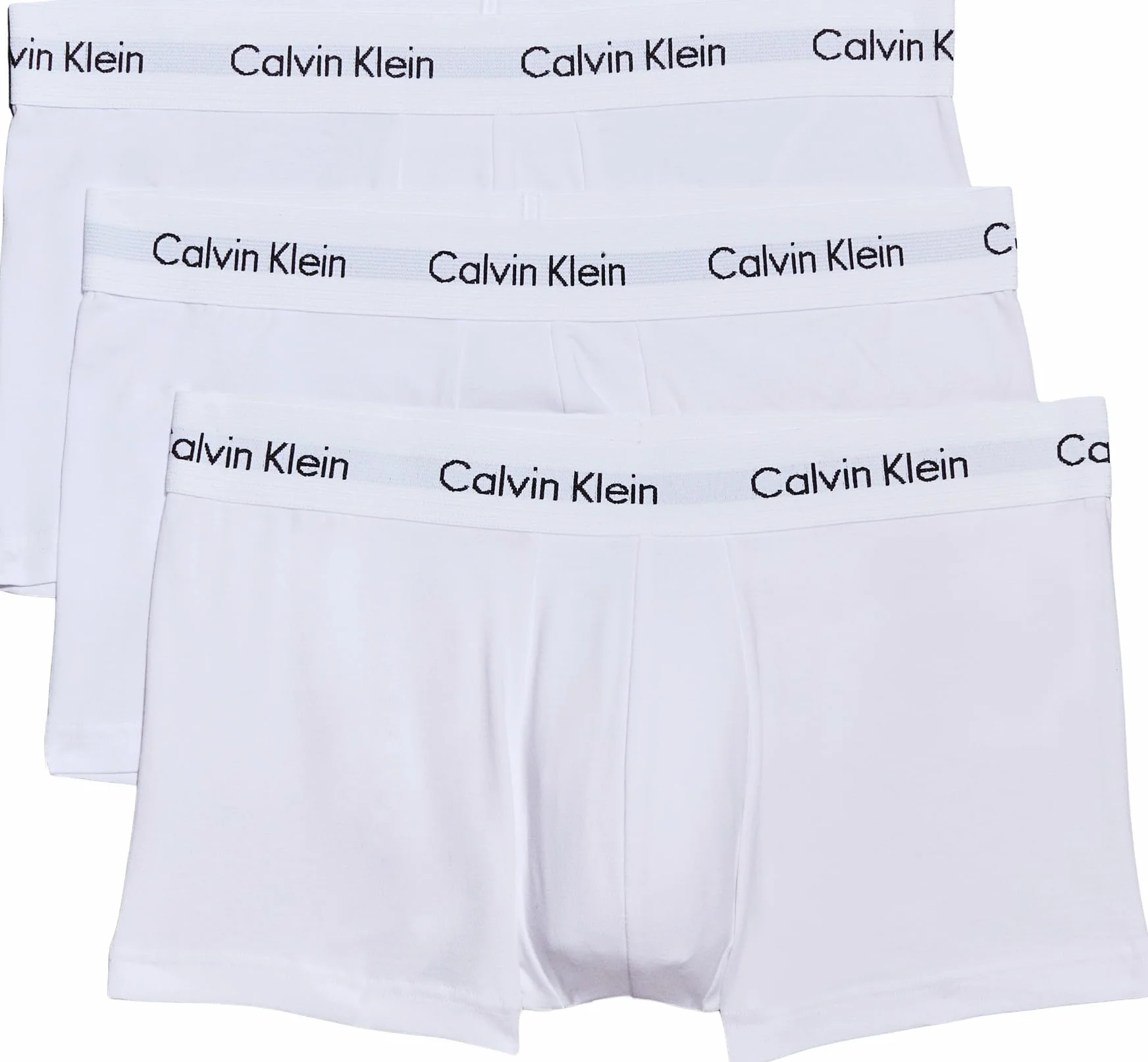 Calvin Klein Low Rise Trunk 3pk Bokserki Mężczyźni , biały , XS