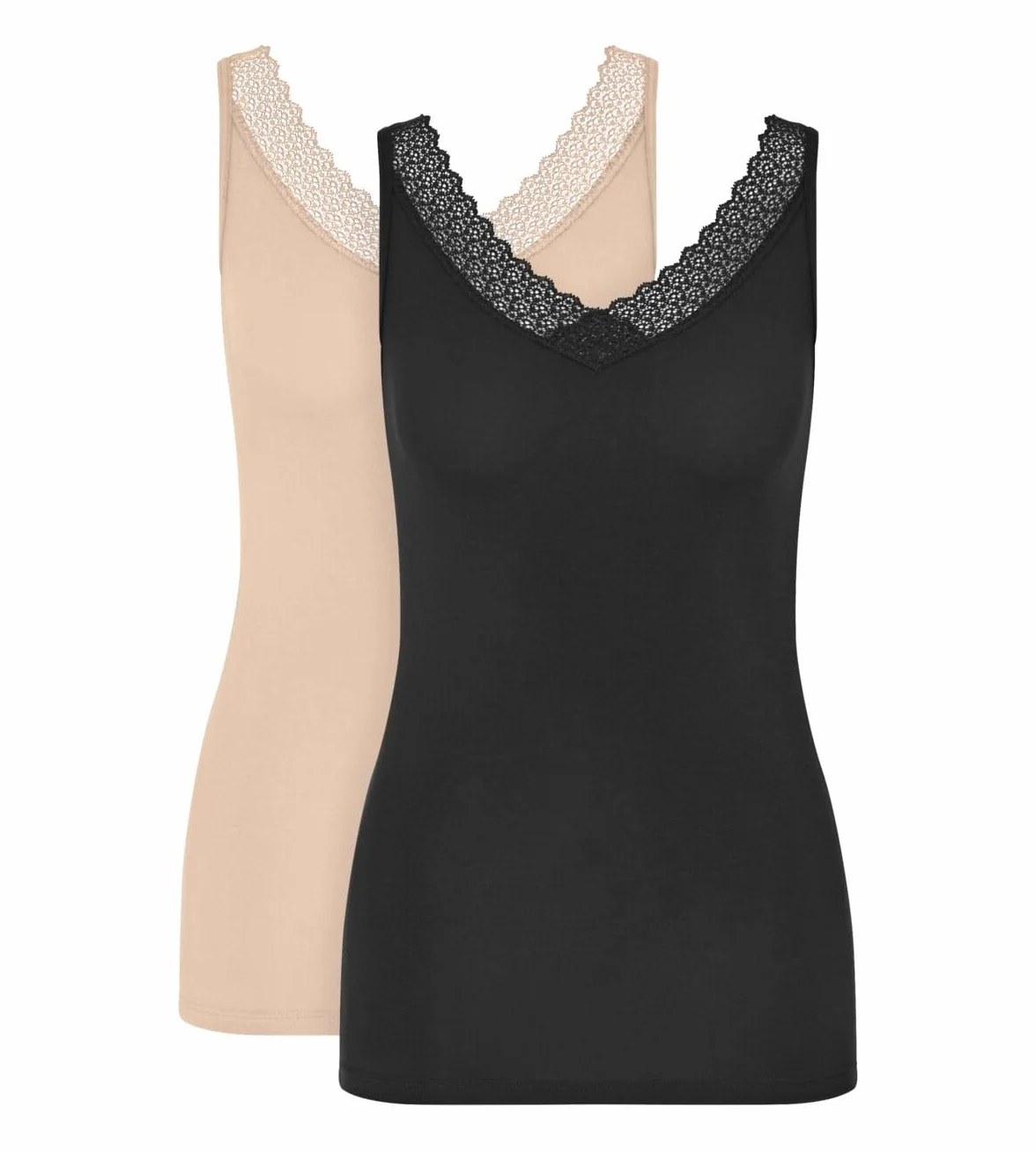 Triumph Feel of Modal Tank Top koszulka damska 2 sztuki Black Combination S