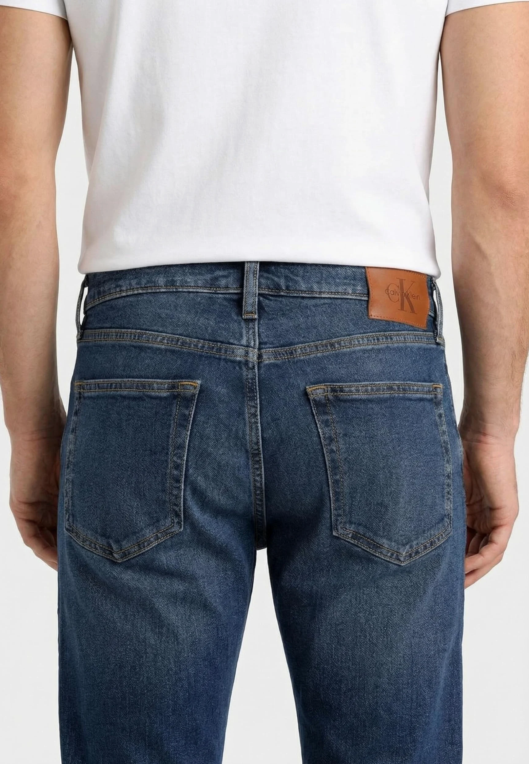 Calvin Klein Stndrd Strght Oil Slick Jean Lv04lb782g - Dżins Mężczyźni
