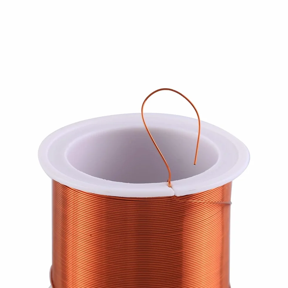 0,2 mm x 100 m drut magnetyczny emaliowany drut miedziany emaliowany magnes drut nawijający 1 cewka szpuli naturalna temperatura znamionowa szeroko stosowana do transformatorów cewki indukcyjnej
