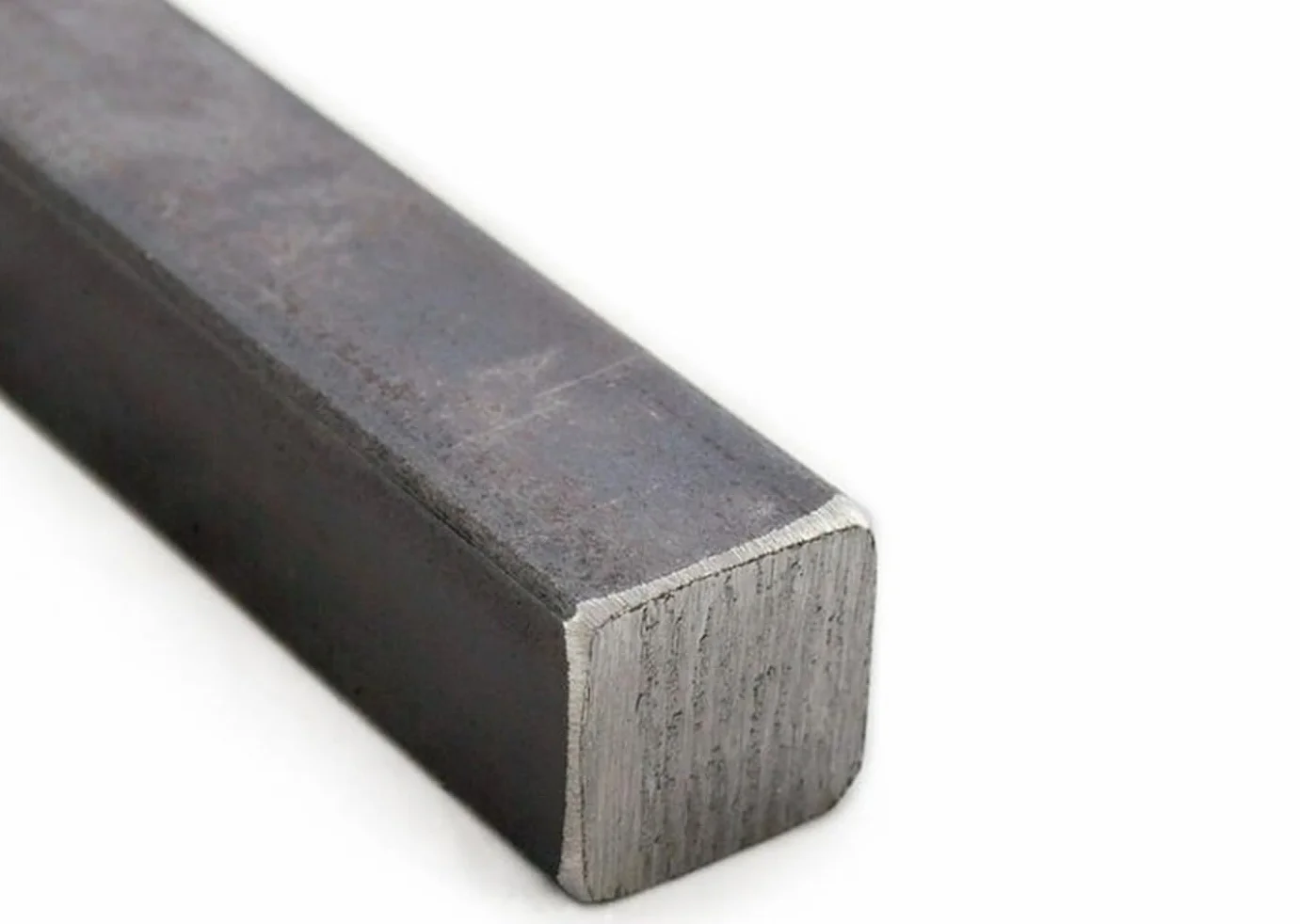 Stalowy drążek czworokątny, 500 x 12 x 12 mm, długość pręta 50 cm +/- 1 mm, jakość wiercenia i toczenia, gładkie drążki do przemysłu, obróbki metali i majsterkowania