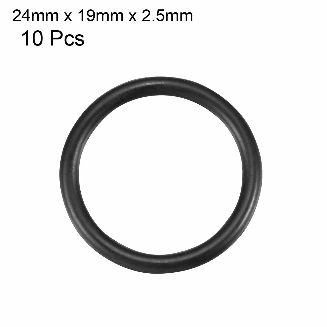10 szt. 24 mm x 2,5 mm mechaniczna guma pierścień uszczelniający uszczelki olejowe
