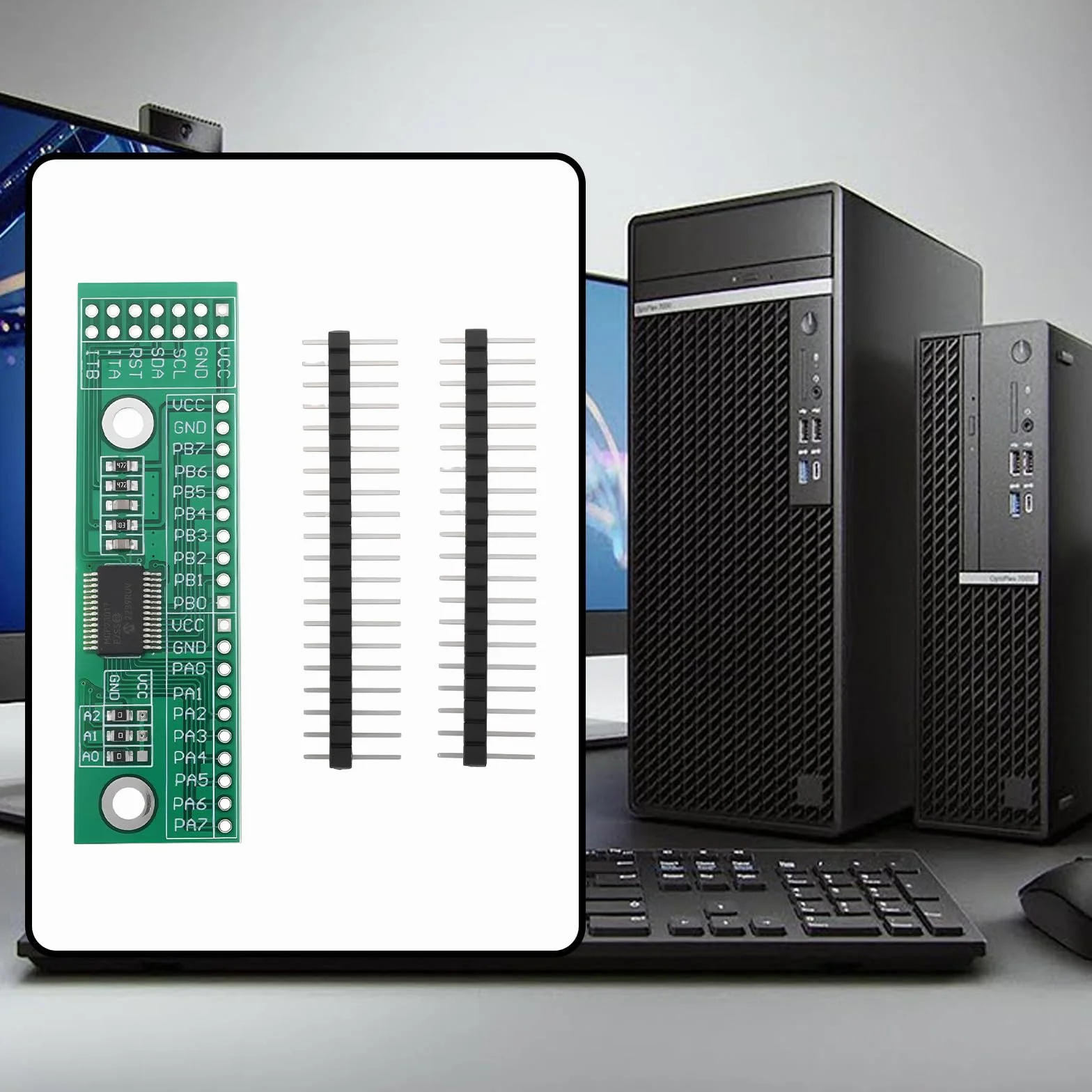 Create idea 16-kanałowa płytka modułu rozszerzeń IO Interfejs I2C wyjście wejściowe IIC MCP23017-E/SS do konsoli do gier komputerowych