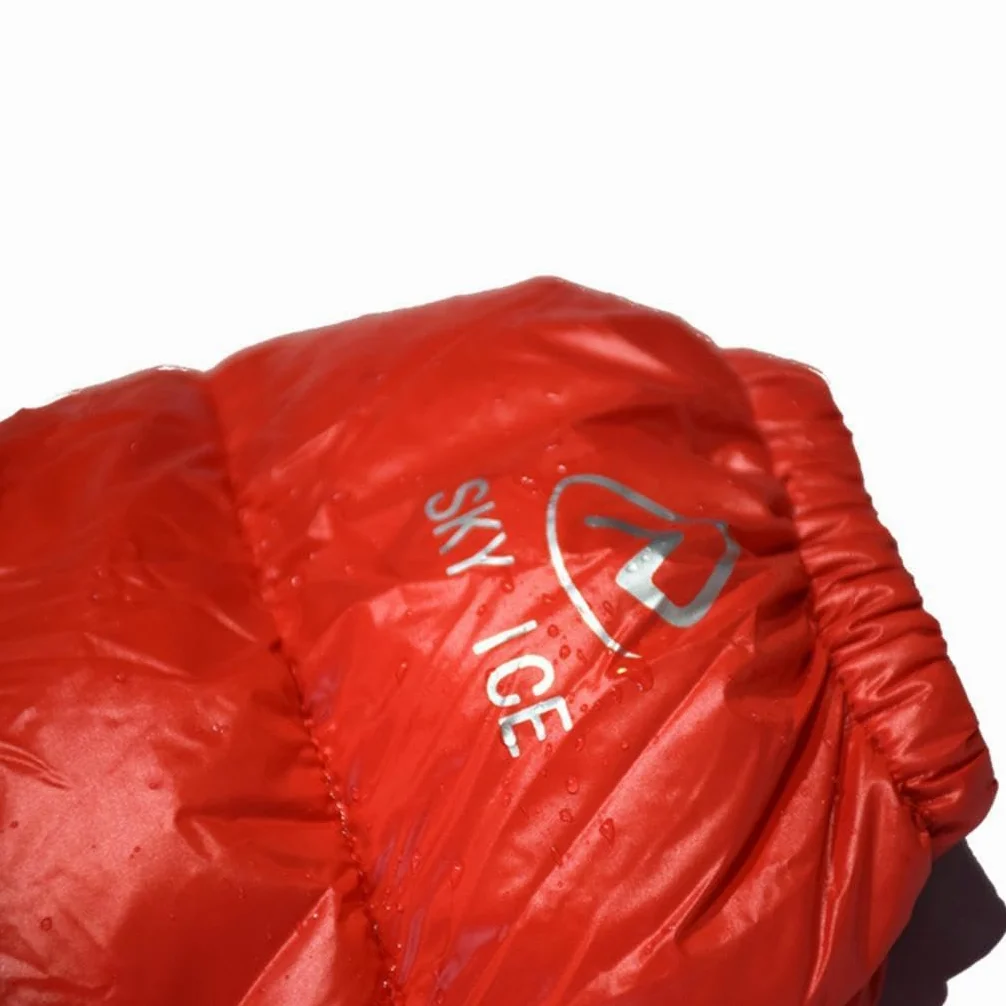 Wygodne i izolowane Outdoor Camping Duck Down Kapcie Skarpety Buty Botki Zimowe Wodoodporne Czerwone M