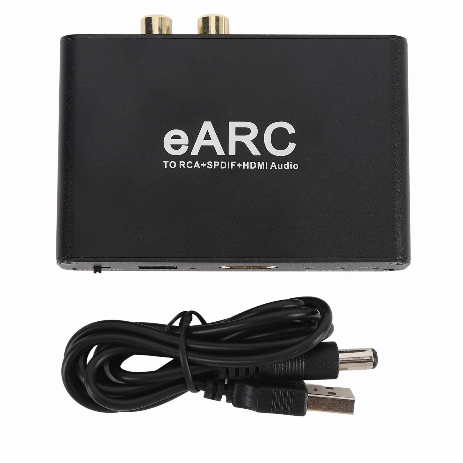 Earc Audio Extractor, 192 KHz Earc Audio Converter do HDMI Optical/SPDIF L/R 3,5 Mm Aux Sound Extractor, HDMI EARC/ARC do Optycznego Adaptera Audio dla Wzmacniacza Głośników HDTV