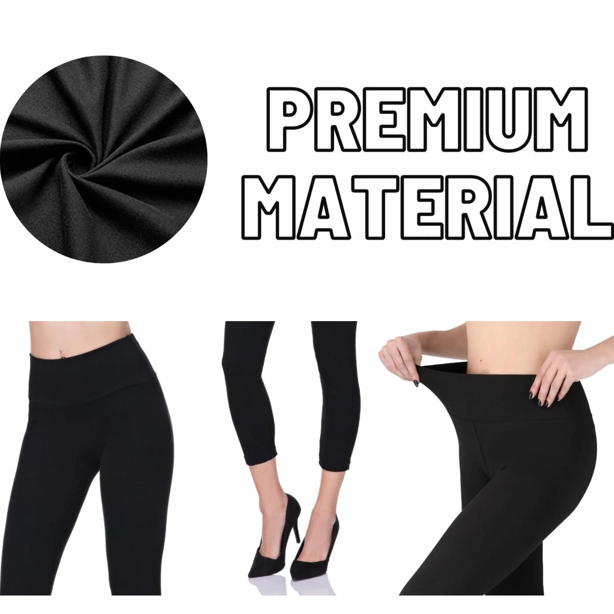 SOFTSAIL Legginsy dla kobiet o długości 3/4 Capri bawełna z wysokim stanem przycięte spodnie do jogi z kontrolą brzucha dla kobiet damskie legginsy do uprawiania sportu treningu siłowni odzież