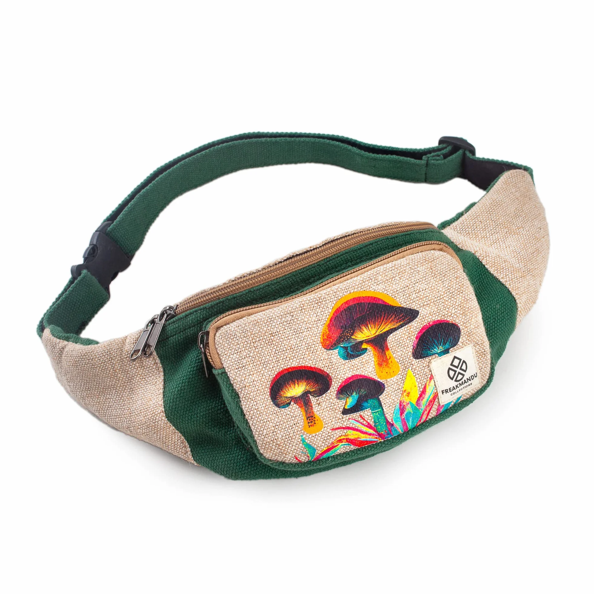 Freakmandu Konopie Pas Biodrowy Torba Crossbody Styl Boho Hippie Ręcznie Saszetka Biodrowa Dla Kobiet Mężczyzn