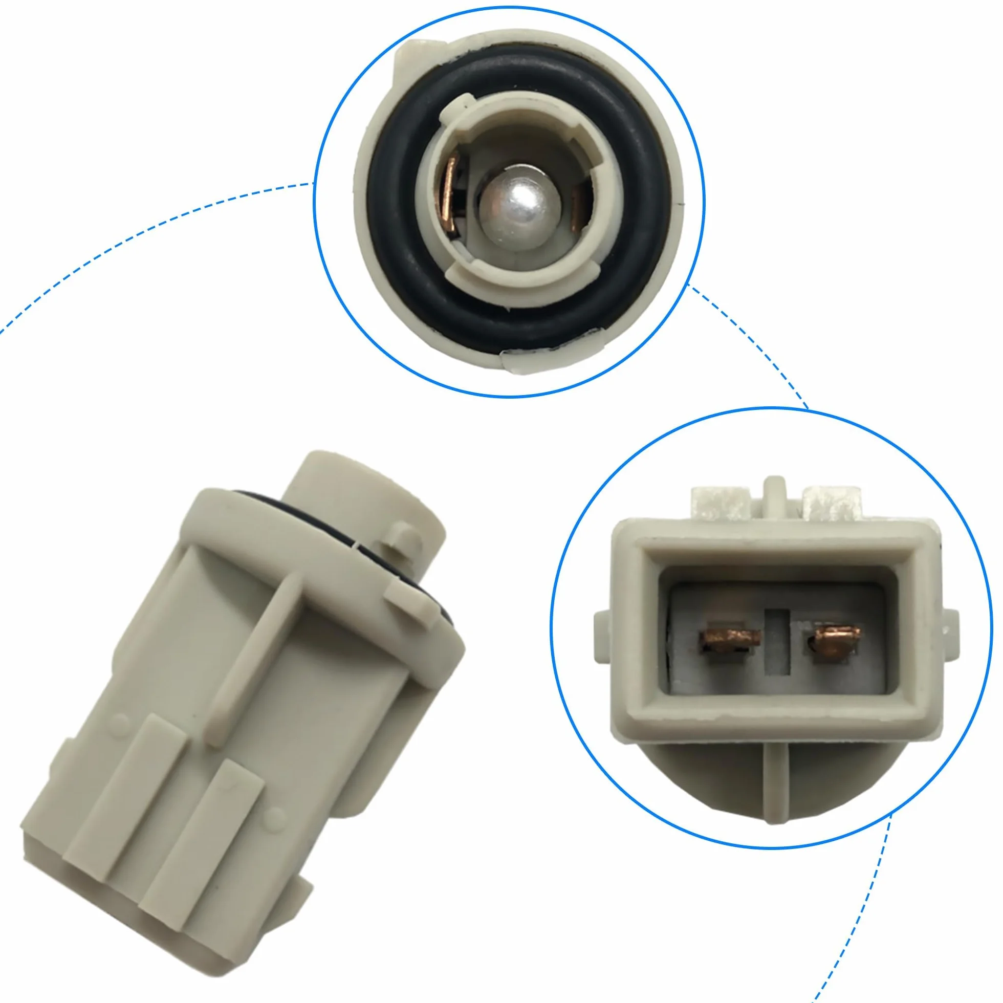 ANBOO 2 sztuki oprawek lamp bocznych 191941669A do T4 Golf, uchwyt lampy z VW T4 od 1990 do 2003 oprawka lampy obudowa lampy