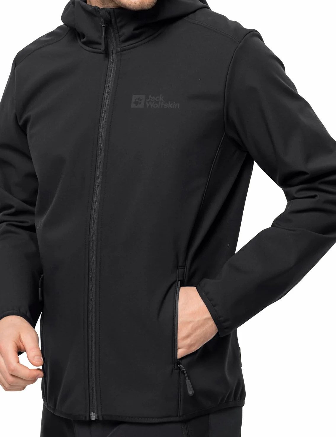 Jack Wolfskin Mężczyźni Bornberg M Kurtka, Czarny, M