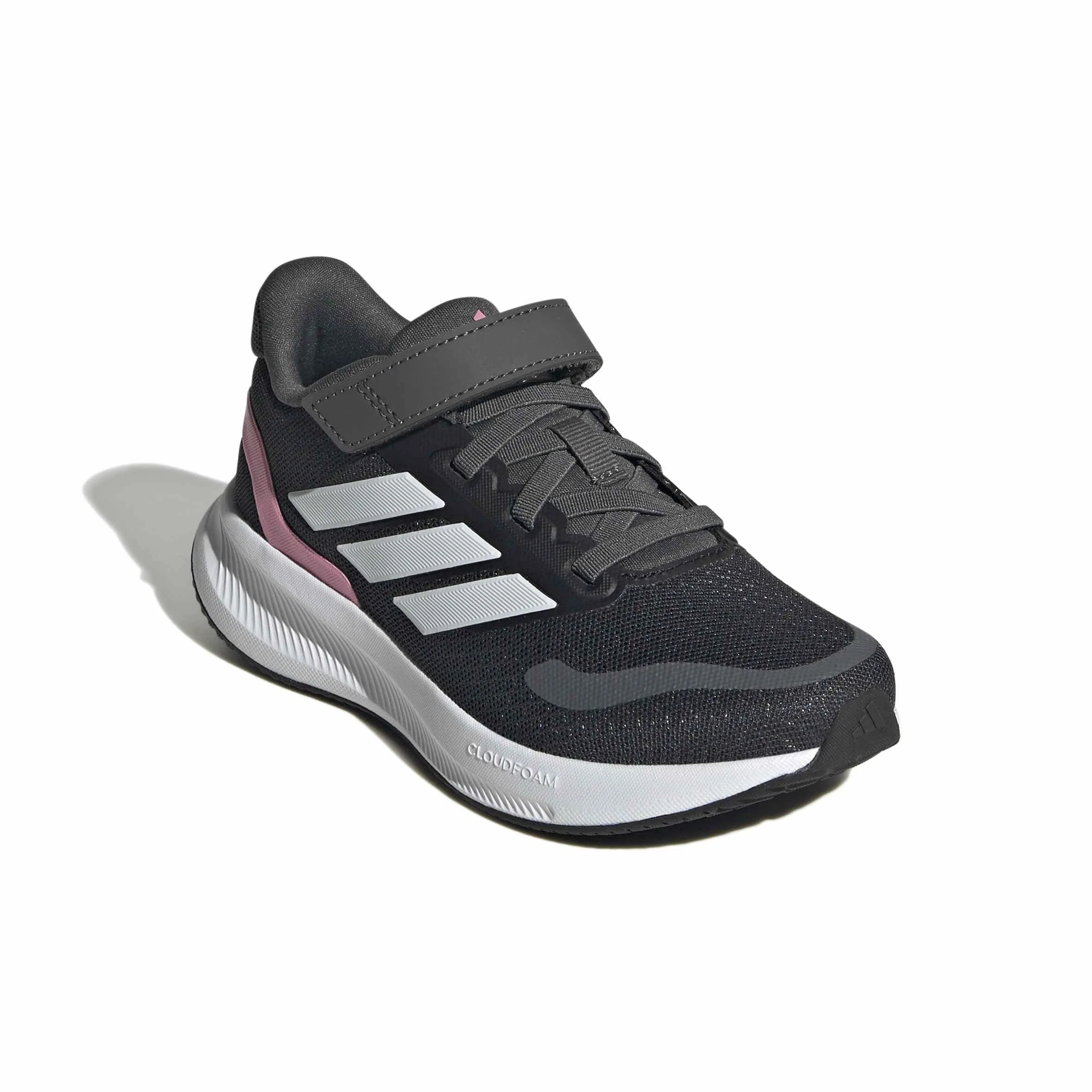 adidas Runfalcon 5 Kids Shoes Grey Six Crystal White Bliss Pink 30.5 EU