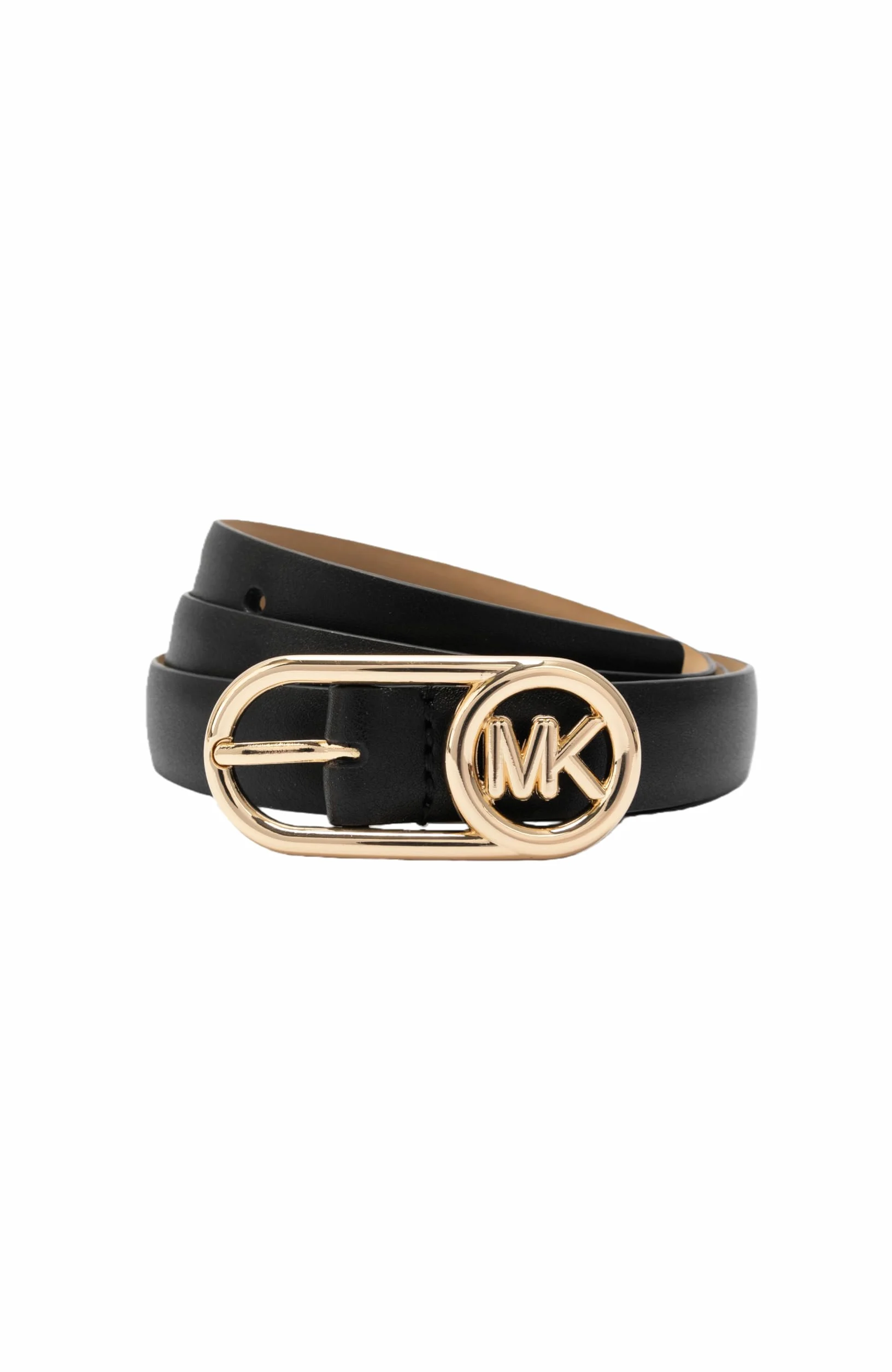 Michael Kors Pasek z klamrą bąbelkową 1,7 cm, stylowy dodatek do codziennego użytku, regulowany krój