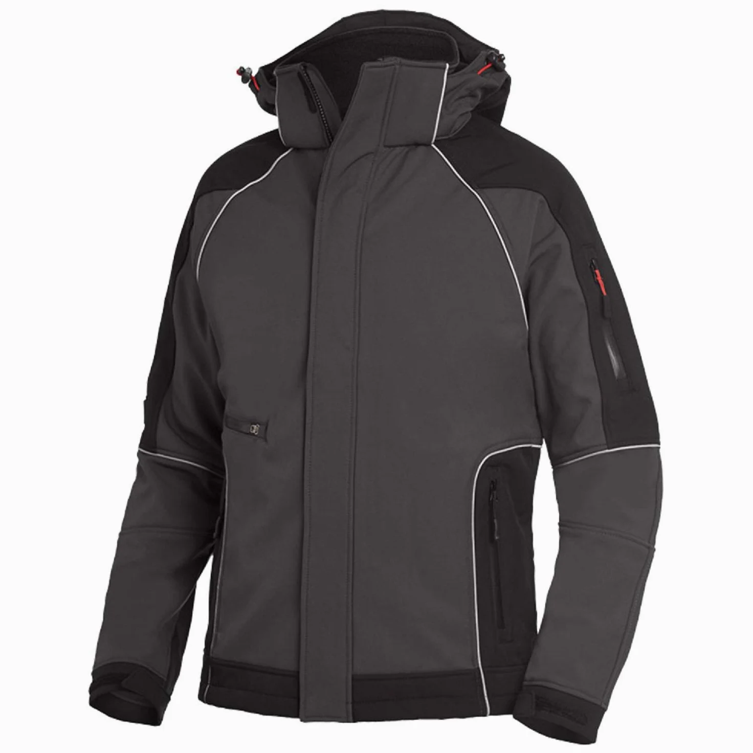 FHB kurtka softshell Walter, rozmiar XL, antracyt/czarny/szary, 78518-1220-XL