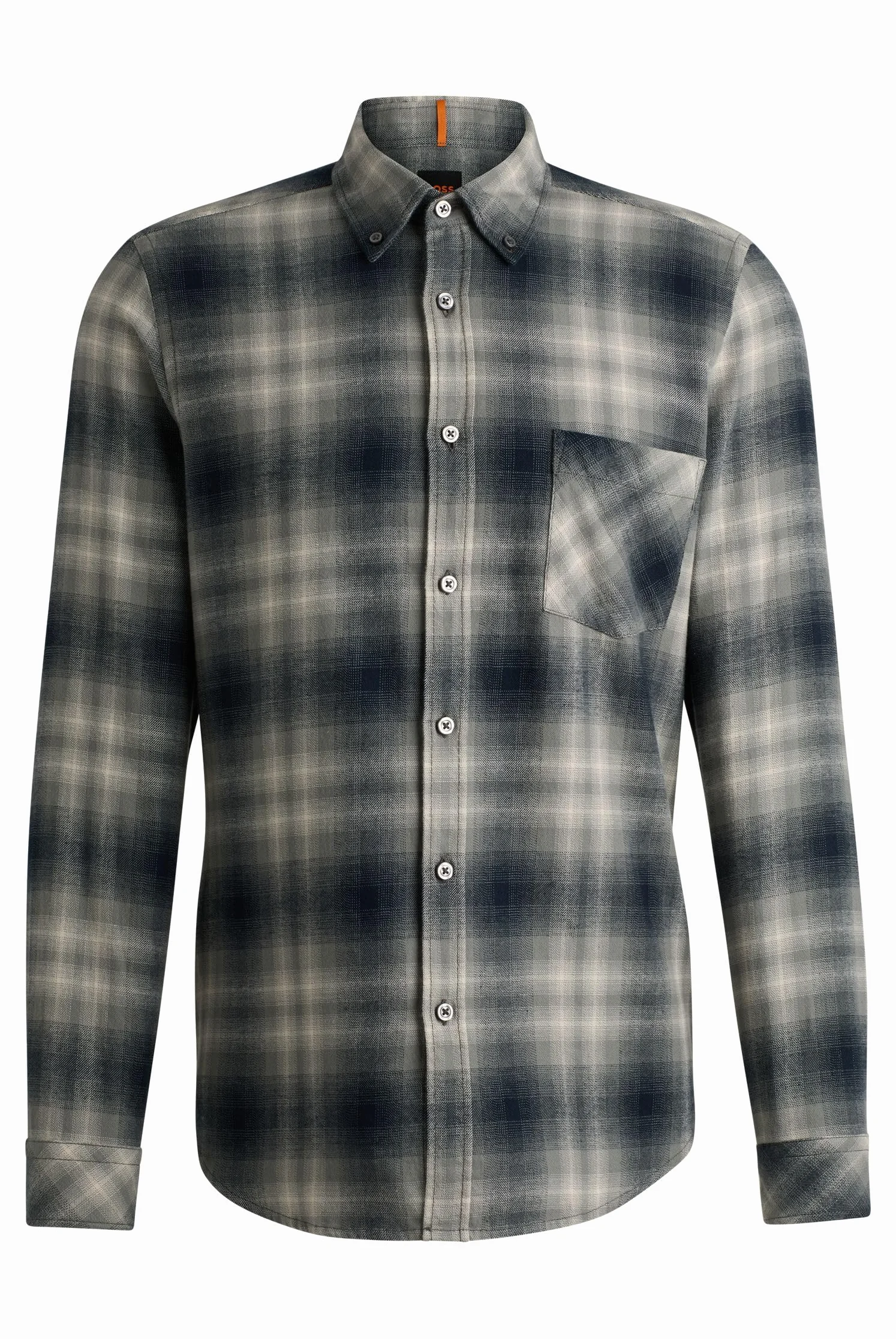 BOSS Męski Rickert_M, Open Grey76, S, Otwarty szary 76, S