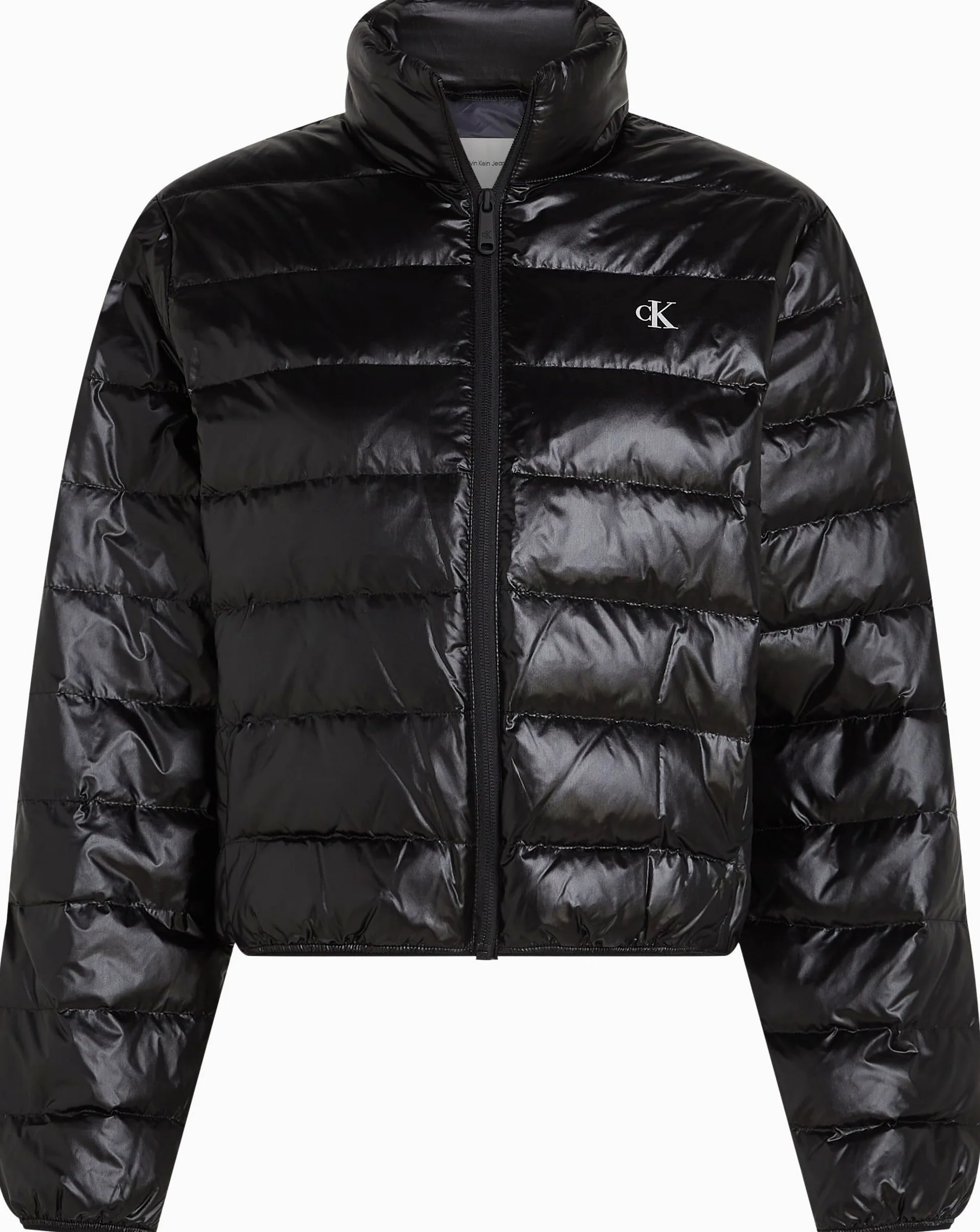 Calvin Klein Jeans Damska kurtka puchowa UL DOWN SHINE PUFFER J20J224698, czarna (Ck Black), XS, Czarny (Ck Black), XS