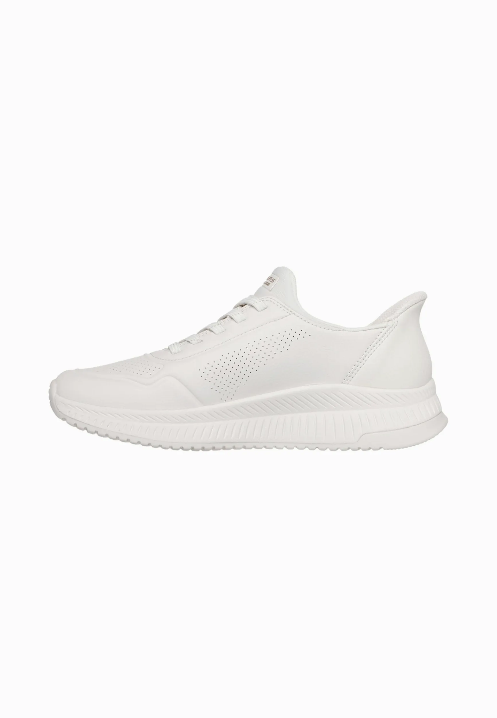Skechers Buty sportowe Slip-ins: Bobs Squad 4 - Key Look Code 117740-W, białe damskie