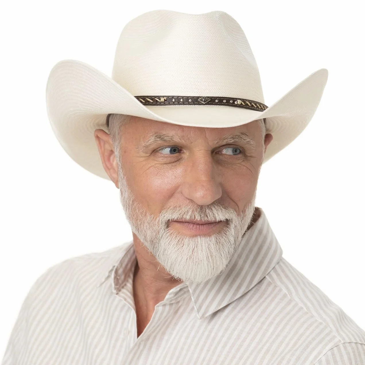 STETSON Pittsfield Kapelusz kowbojski styl western czapka przeciwsloneczna sloma toyo pasek skorzany Unisex Wiosna Lato