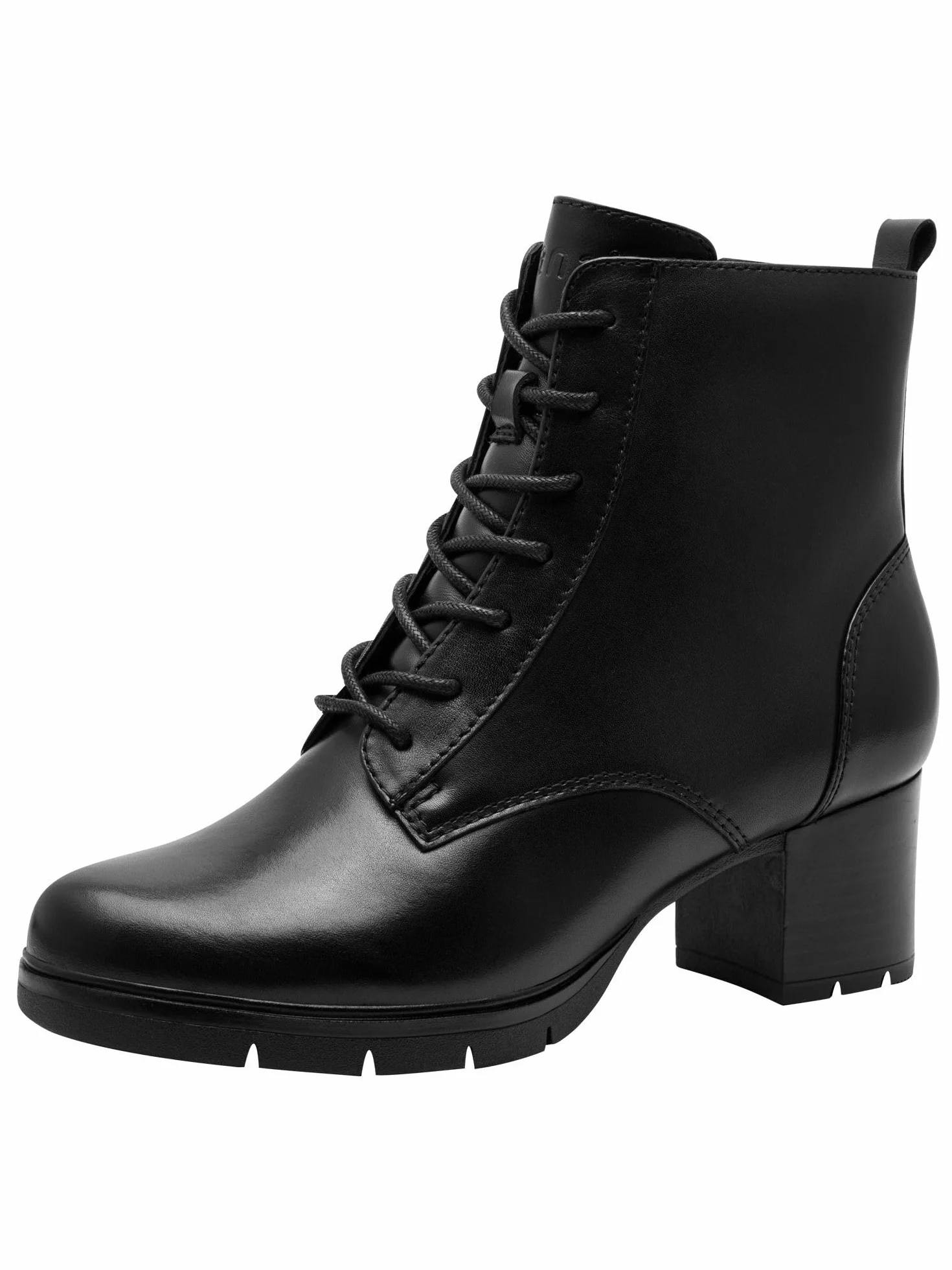 Jana Kobiety Jana Damen Lace Boot HeelButy za kostkę