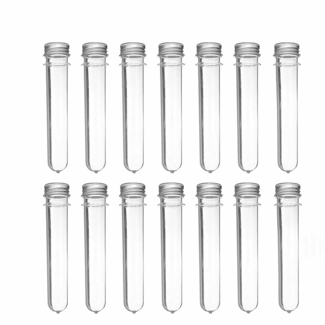 BUYGOO probówki 40 ml przezroczyste samoprzylepne do przechowywania