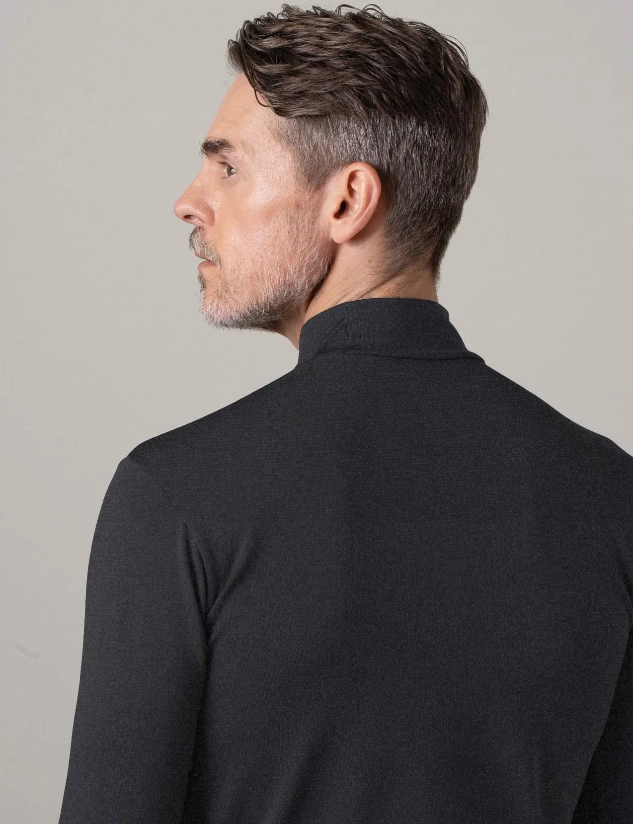 LAPASA Mock Neck warstwa bazowa top dla mężczyzn bielizna termiczna top długi rękaw koszulka lekka/średnia waga/ciężka jesień/zima M102/M123/M132