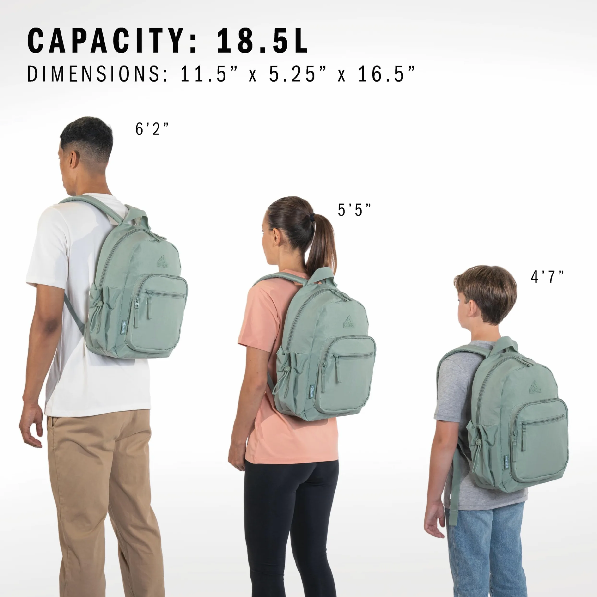 adidas Torba na plecak Unisex-dorosły Weekender Sport Fashion Compact Smaller Sized Backpack with detachable mini valuables pouch