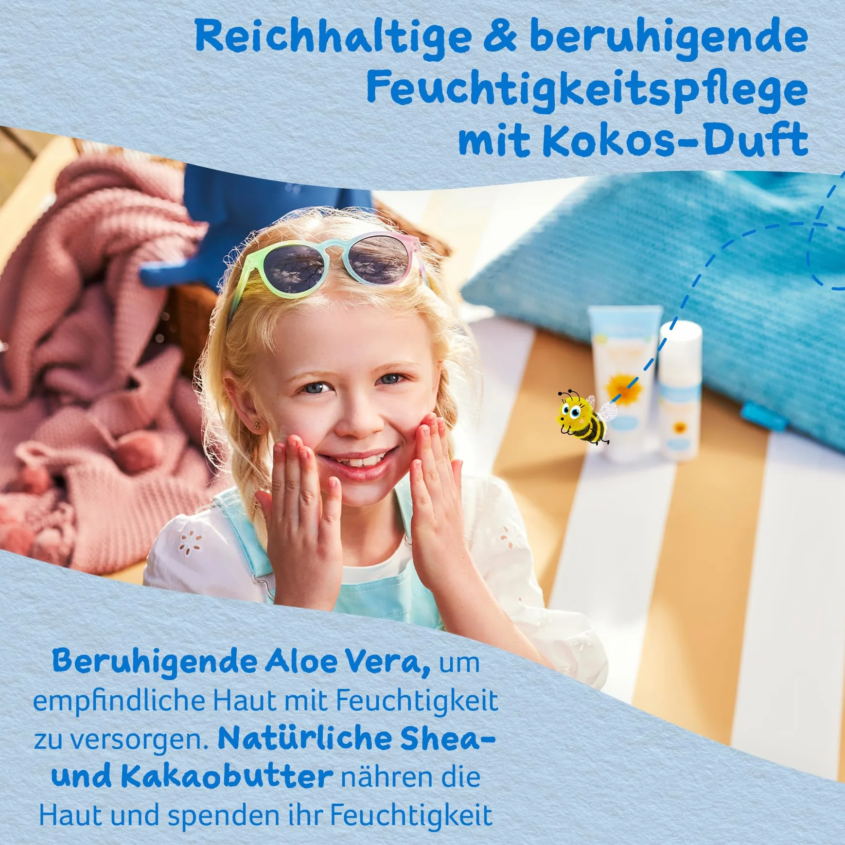 Childs Farm Balsam po opalaniu dla dzieci i niemowląt o zapachu bio-kokosowym, 100 ml, uspokajający i nawilżający, nadaje się do skóry suchej, wrażliwej lub skłonnej do egzemy