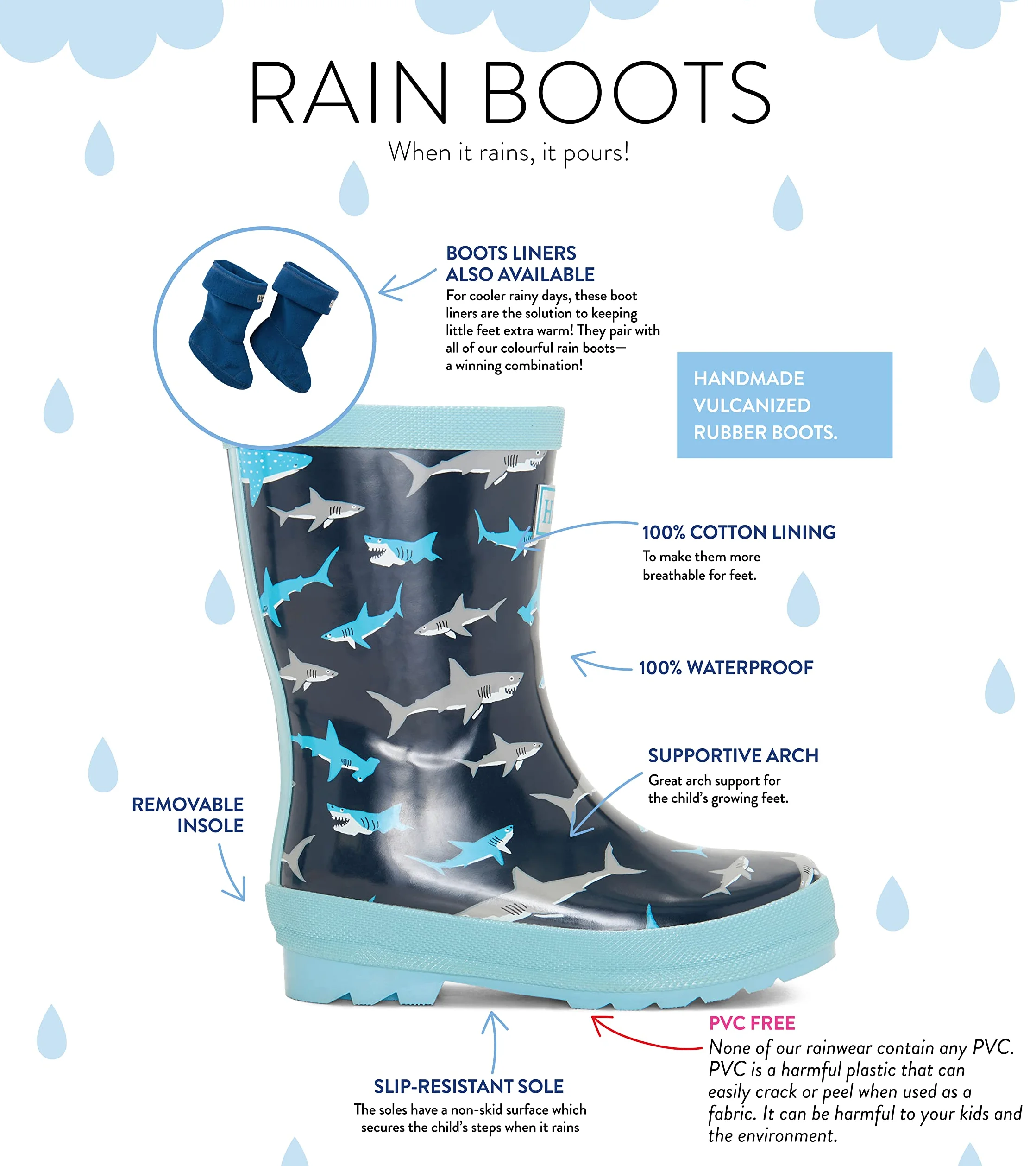 Hatley Rain Boot - Kalosze Chłopcy
