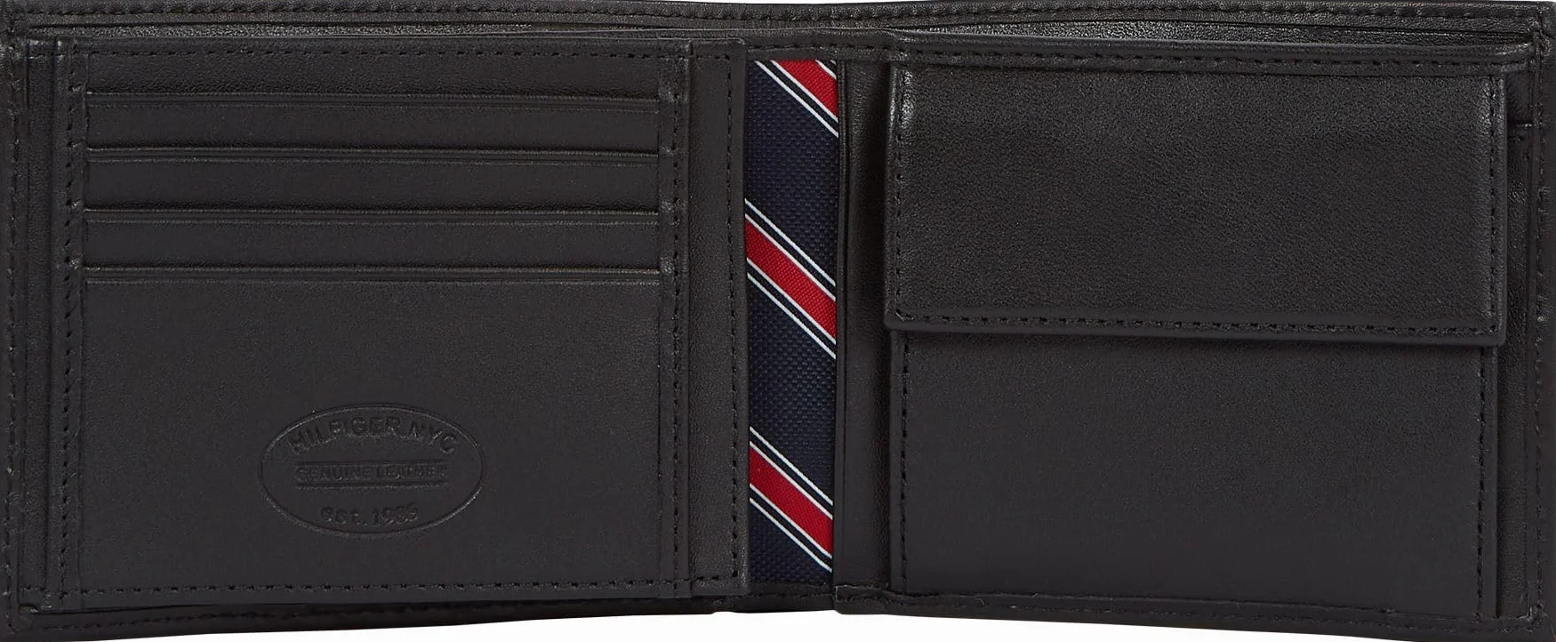 Tommy Hilfiger Eton Trifold męski portfel z kieszenią na monety