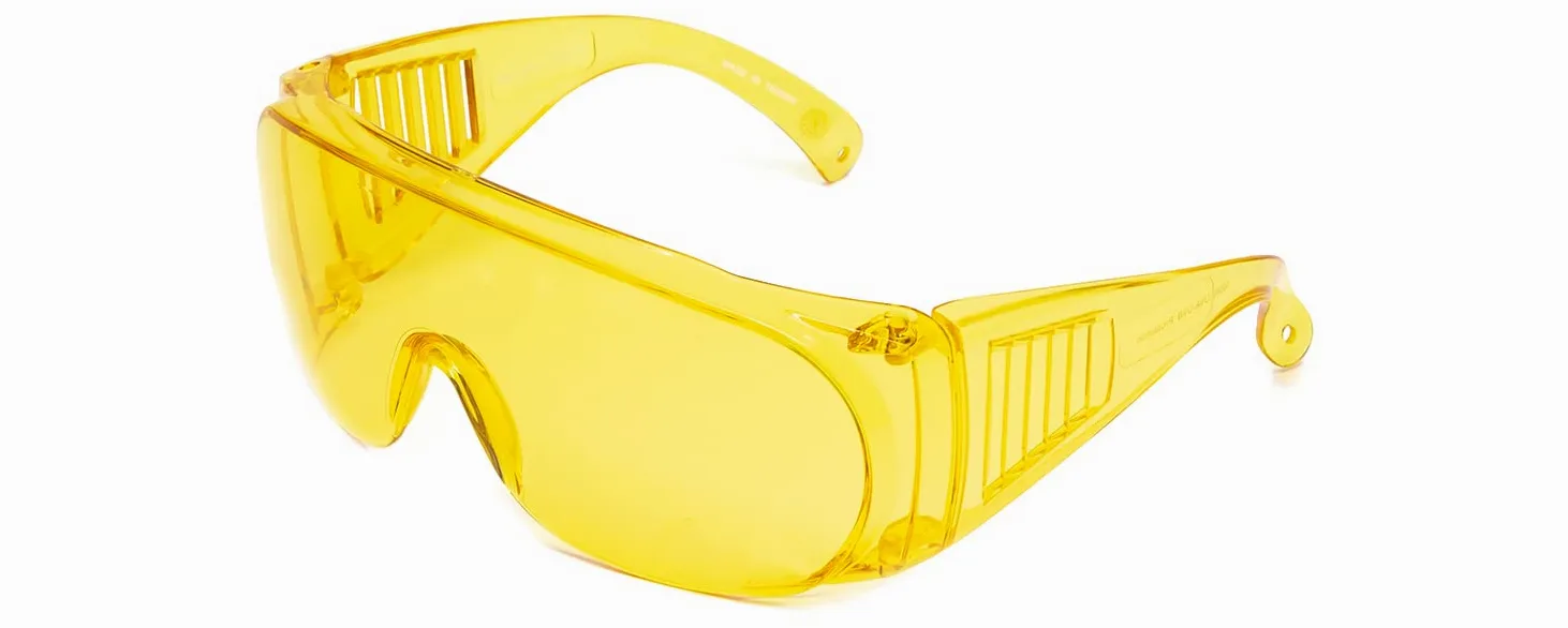 Calabria 1003 Large Fit Over ochrona UV w kolorze żółtym