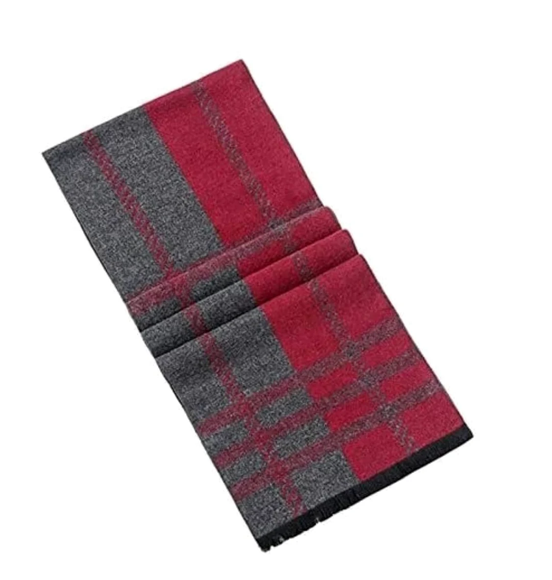 Szalik z frędzlamiKlasyczny stylowy szalik, Szalik zimowy Fashion Design Casual Szaliki Męskie Ciepły szalik szalik Szal szaliki